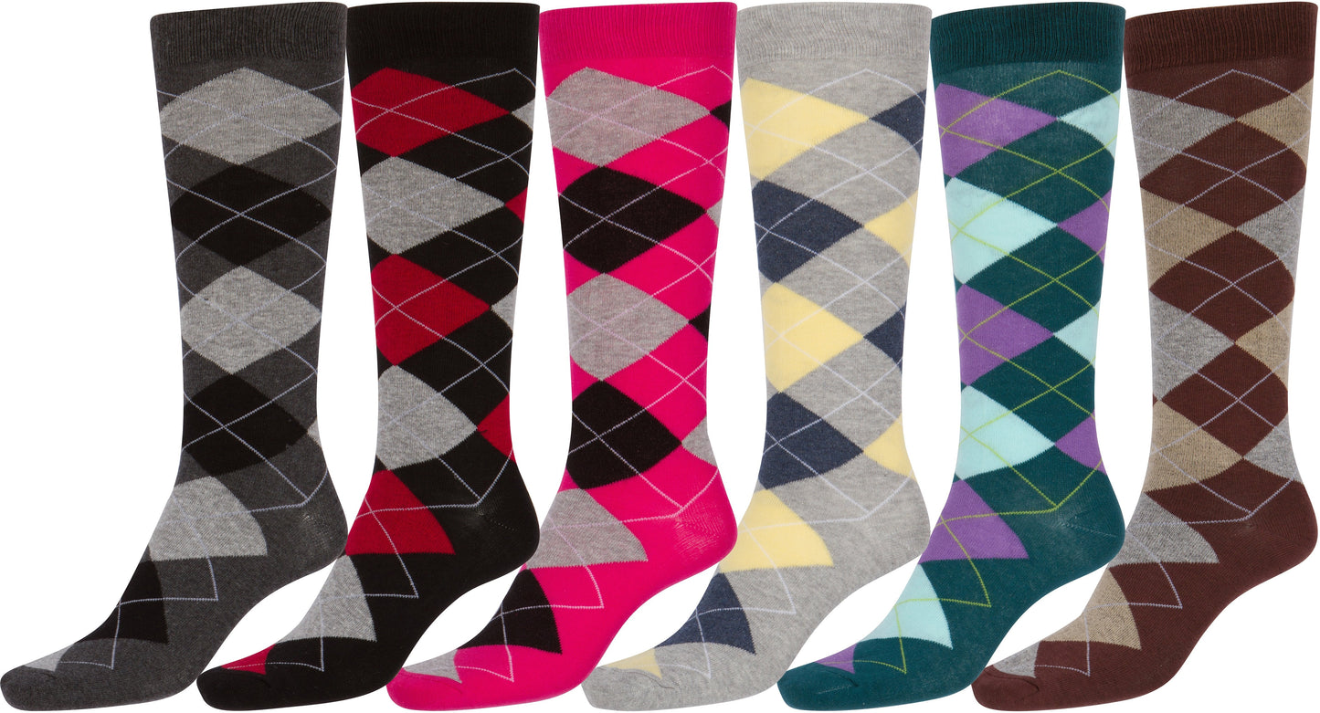 Sakkas Women's Cotton Blend Knee High Socks Assorted Pack - Concordia Style Boutique