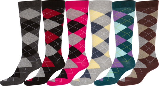 Sakkas Women's Cotton Blend Knee High Socks Assorted Pack - Concordia Style Boutique