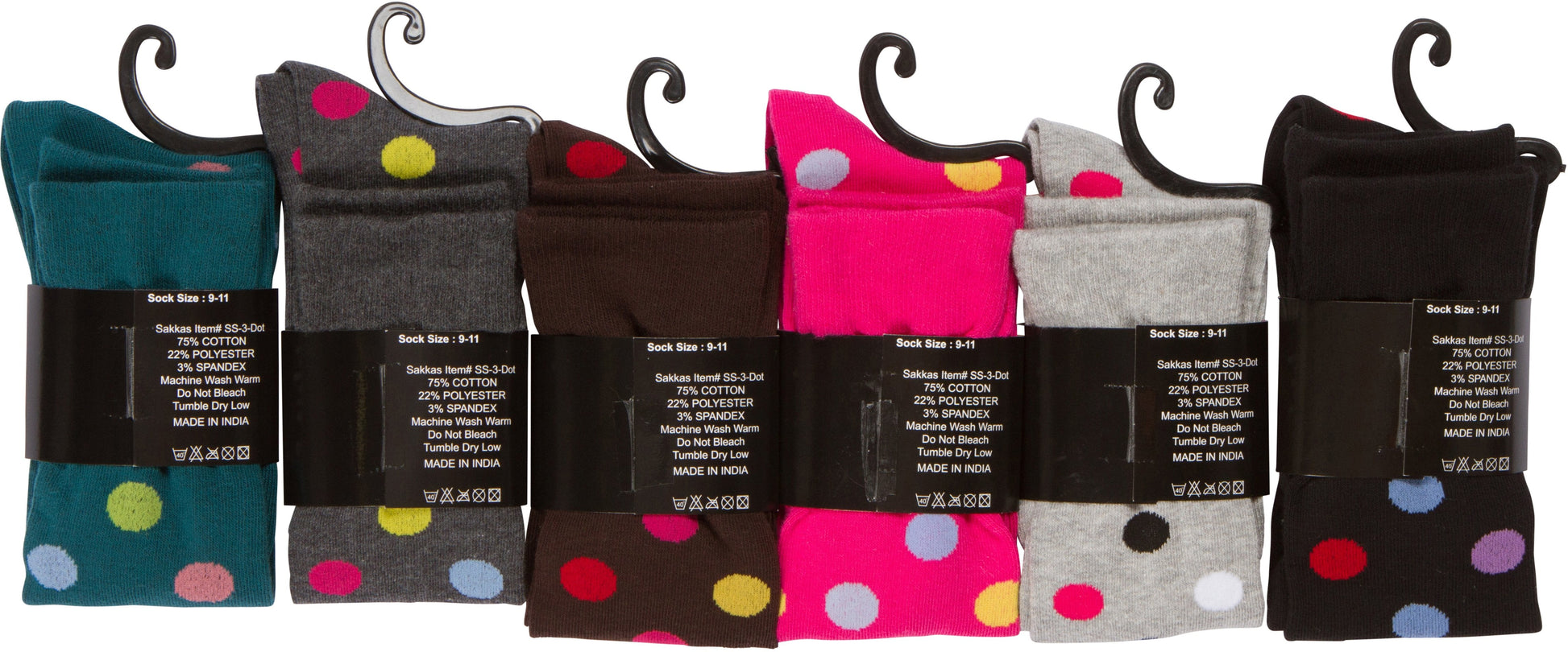 Sakkas Women's Cotton Blend Knee High Socks Assorted Pack - Concordia Style Boutique