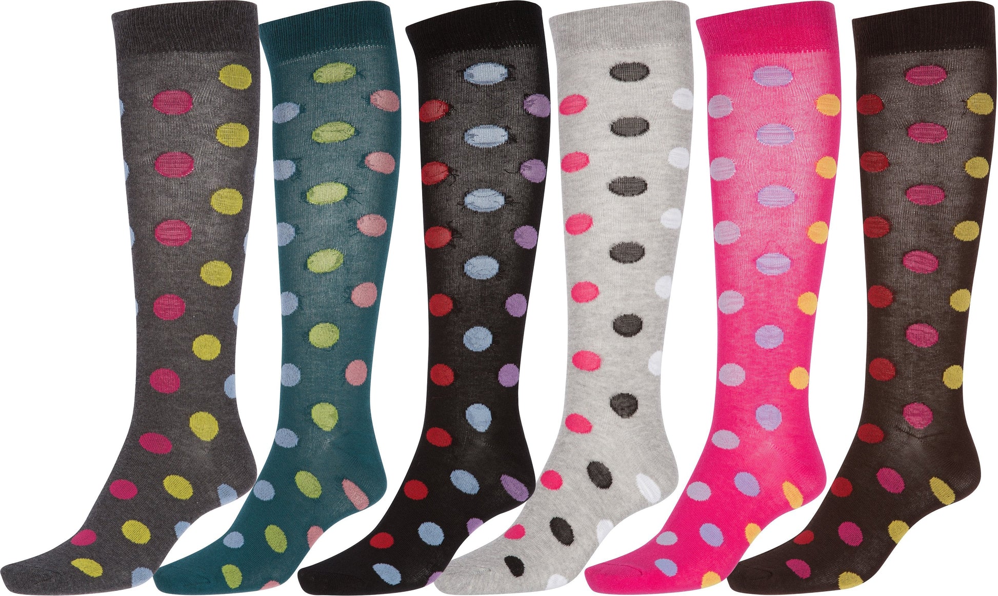 Sakkas Women's Cotton Blend Knee High Socks Assorted Pack - Concordia Style Boutique