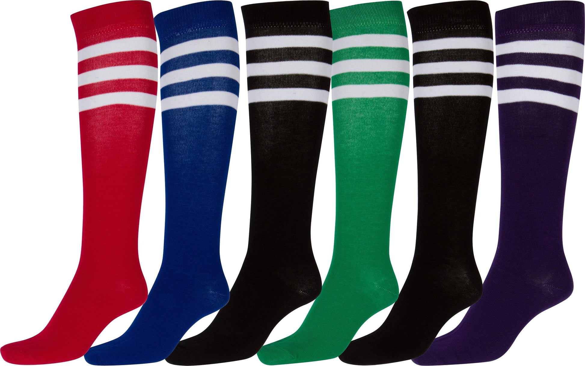 Sakkas Women's Cotton Blend Knee High Socks Assorted Pack - Concordia Style Boutique