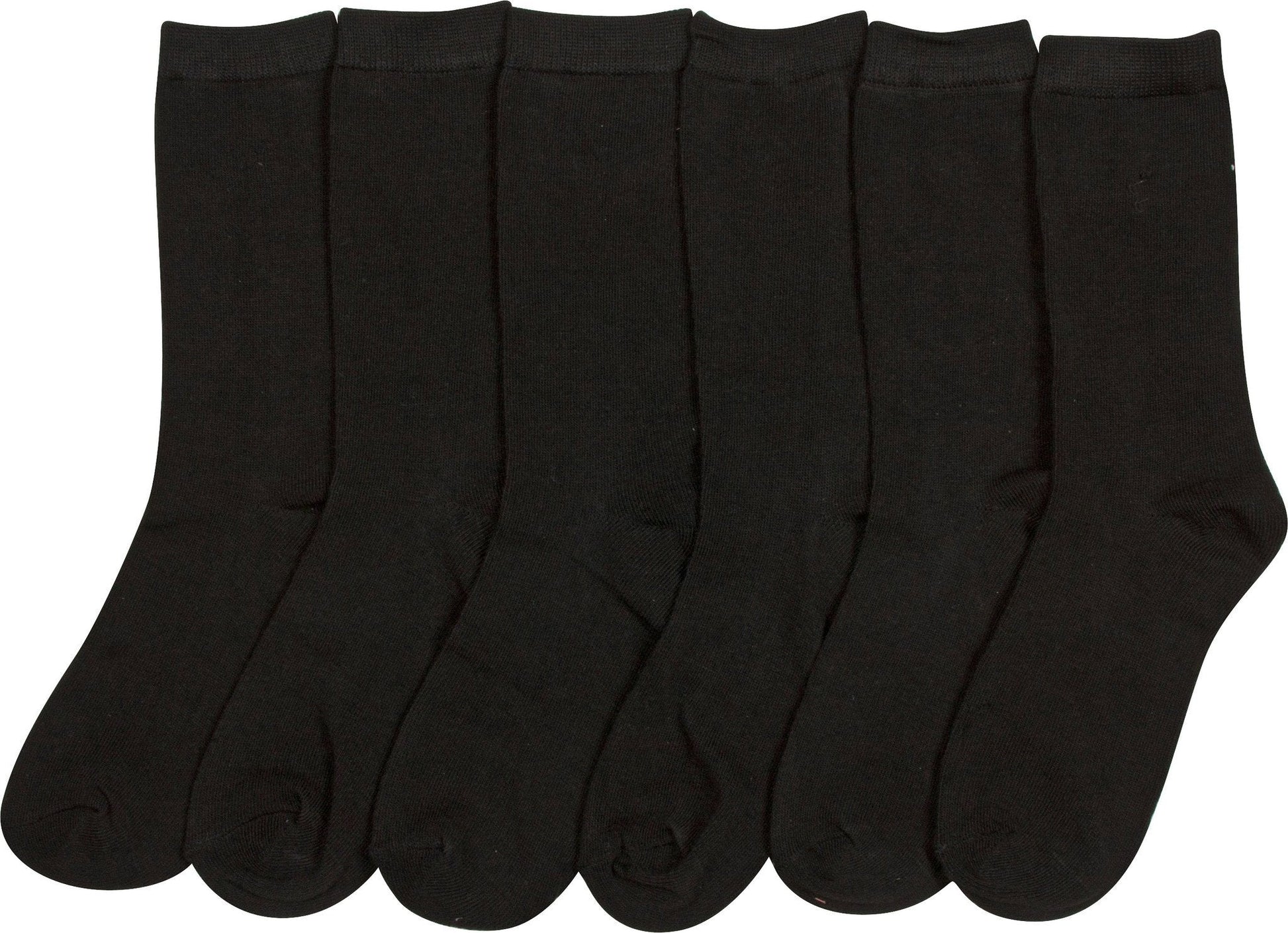 Sakkas Women's Poly Blend Soft and Stretchy Crew Pattern Socks Assorted 6-pack - Concordia Style Boutique