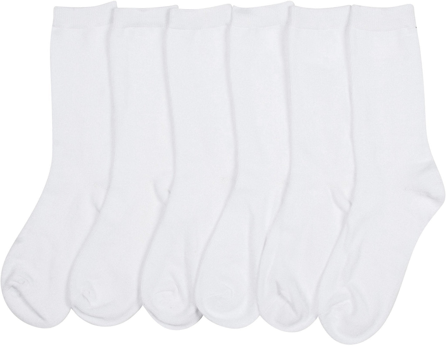 Sakkas Women's Poly Blend Soft and Stretchy Crew Pattern Socks Assorted 6-pack - Concordia Style Boutique