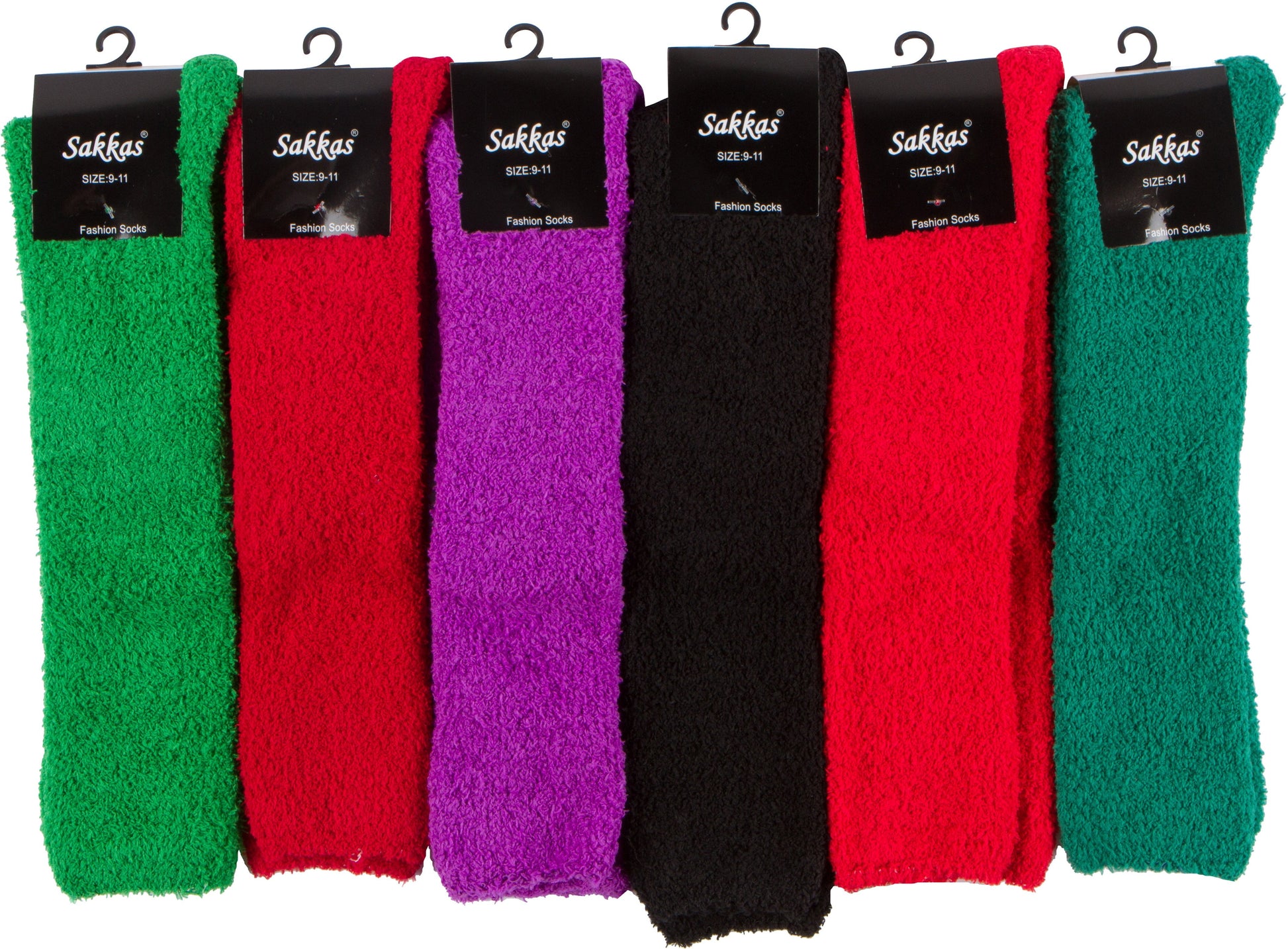 Sakkas Womens Super Soft Anti-Slip Fuzzy Knee High Socks Value Assorted 6-Pack - Concordia Style Boutique
