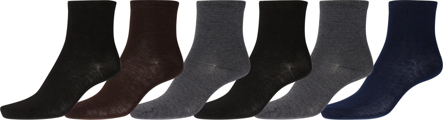 Sakkas Boy's Playful Pattern Assorted Crew Socks 6-Pack - Concordia Style Boutique
