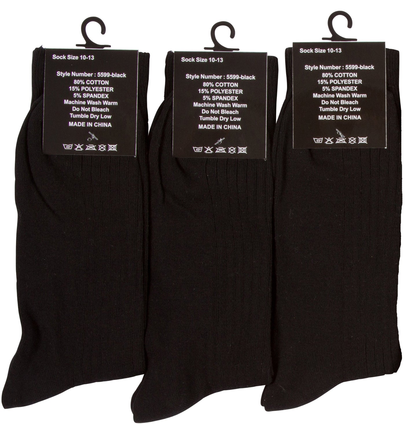 Sakkas Mens Cotton Blend Pattern And Ribbed Dress Socks Value 6-Pack - Concordia Style Boutique