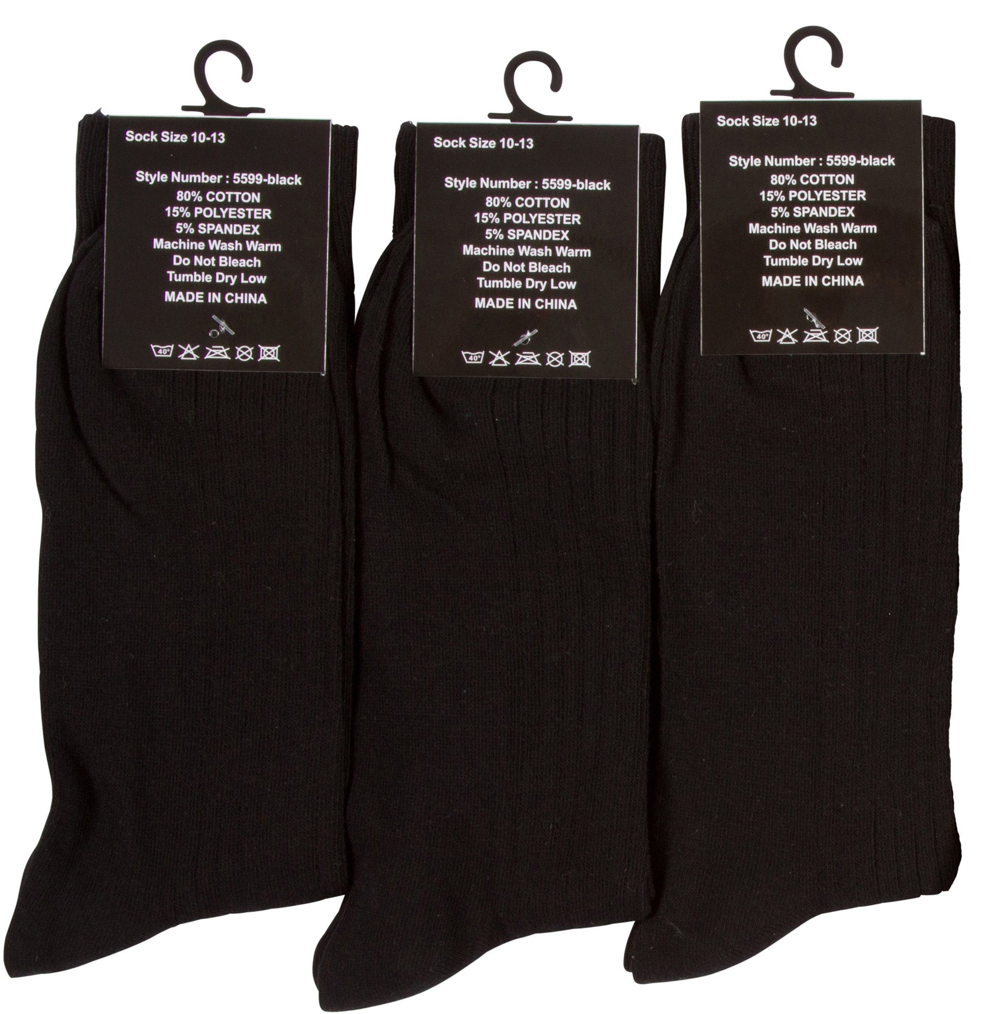 Sakkas Mens Cotton Blend Pattern And Ribbed Dress Socks Value 6-Pack - Concordia Style Boutique