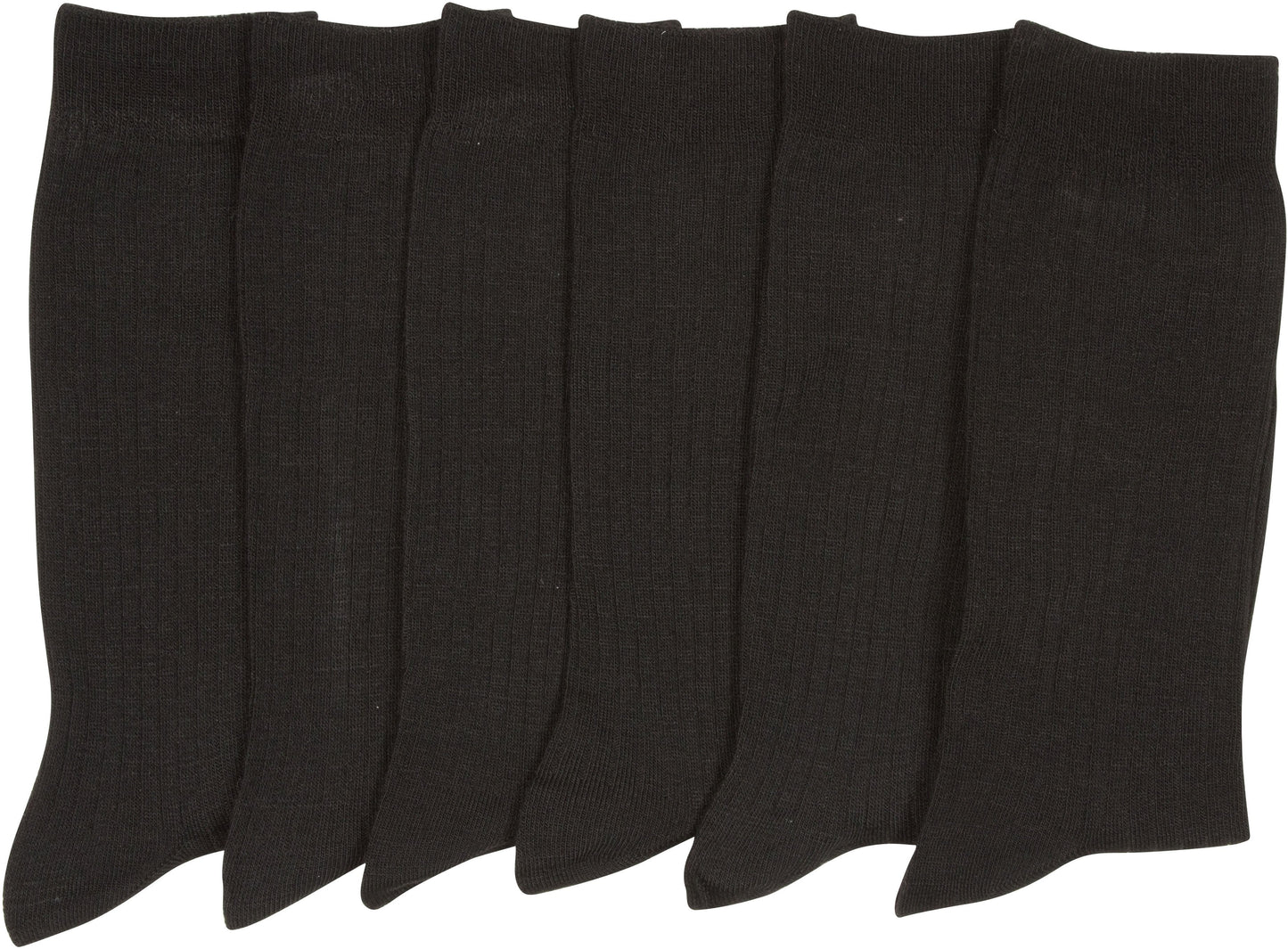 Sakkas Mens Cotton Blend Pattern And Ribbed Dress Socks Value 6-Pack - Concordia Style Boutique