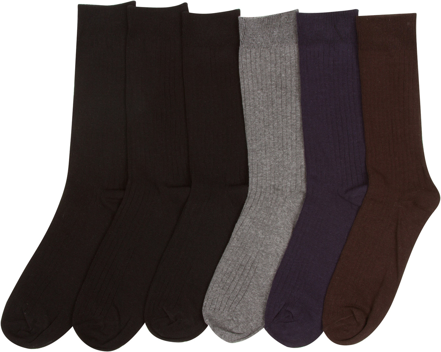 Sakkas Men's Cotton Blend Ribbed Dress Socks - Concordia Style Boutique