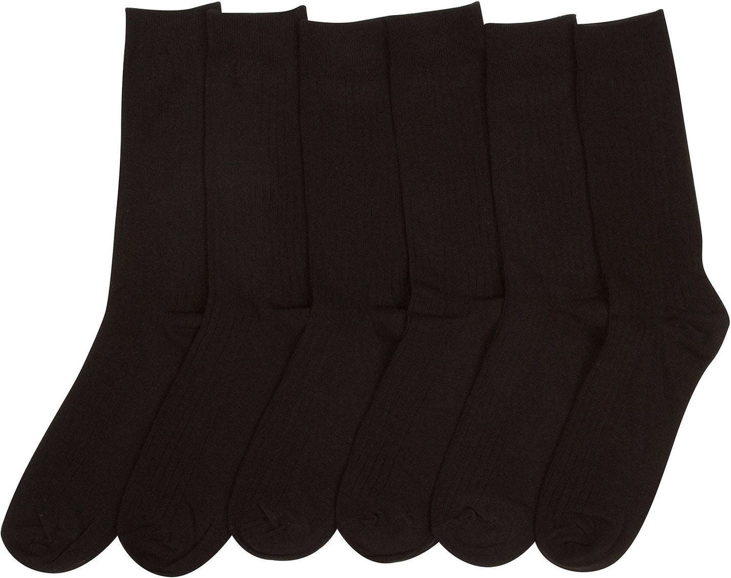 Sakkas Men's Cotton Blend Ribbed Dress Socks - Concordia Style Boutique
