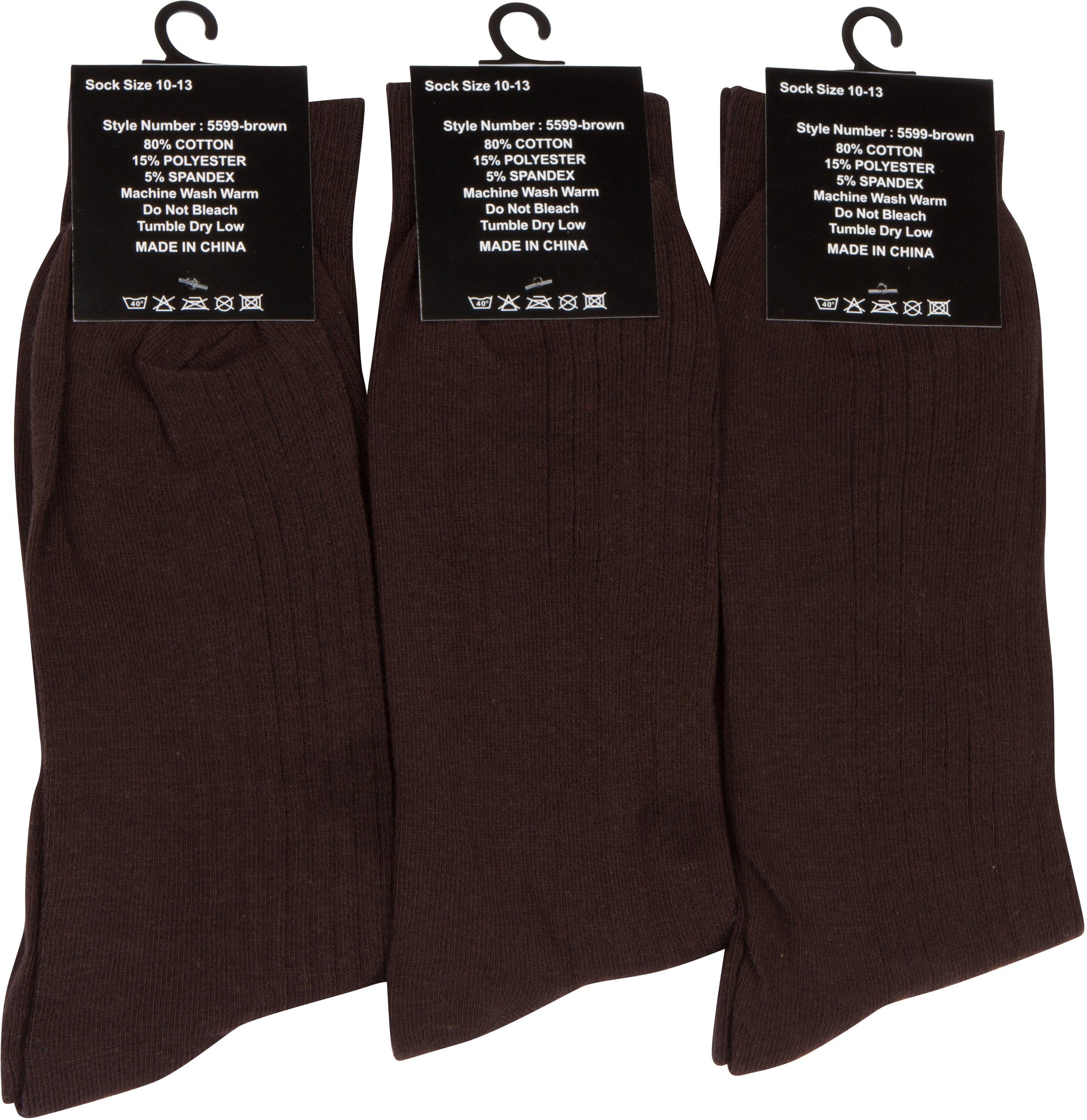 Sakkas Men's Cotton Blend Ribbed Dress Socks - Concordia Style Boutique
