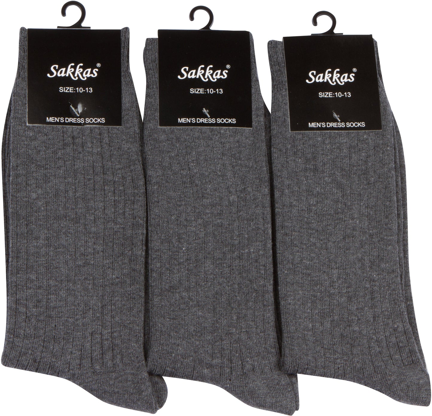 Sakkas Men's Cotton Blend Ribbed Dress Socks - Concordia Style Boutique