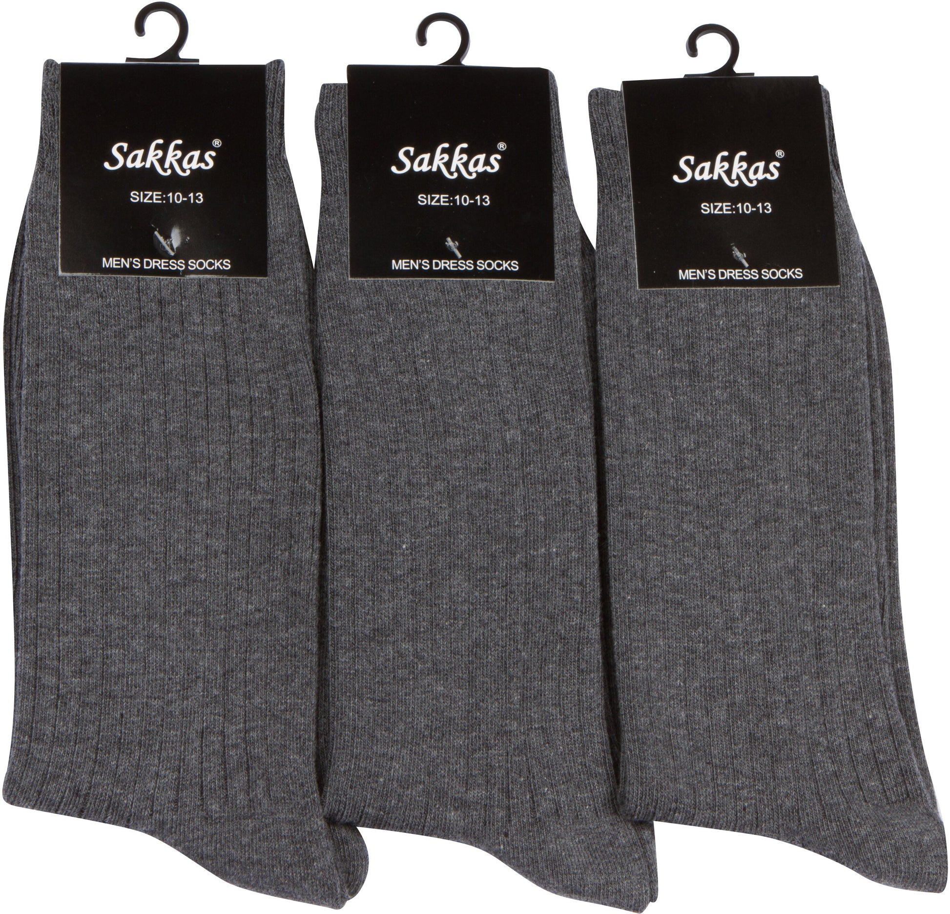 Sakkas Men's Cotton Blend Ribbed Dress Socks - Concordia Style Boutique