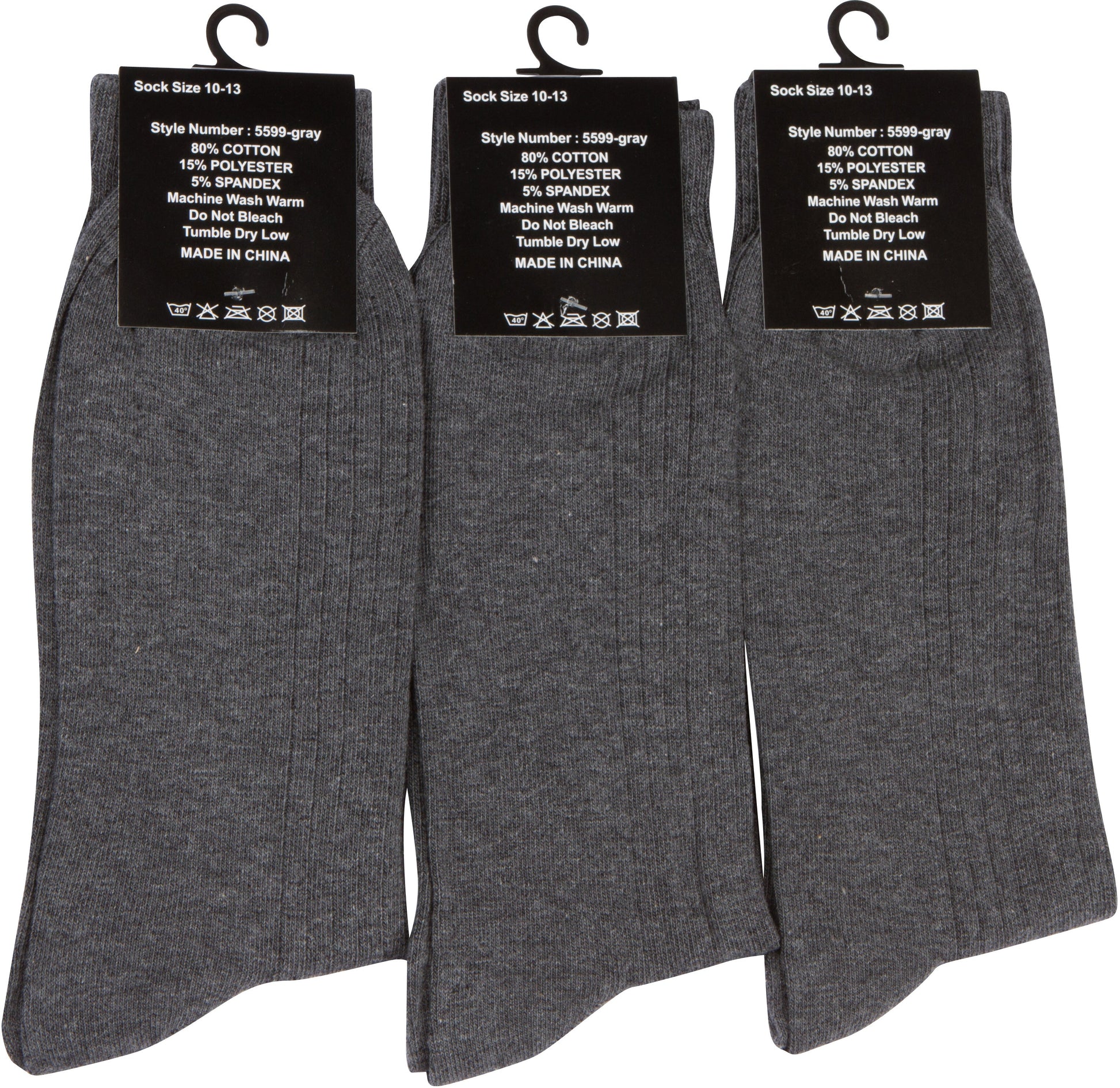 Sakkas Men's Cotton Blend Ribbed Dress Socks - Concordia Style Boutique