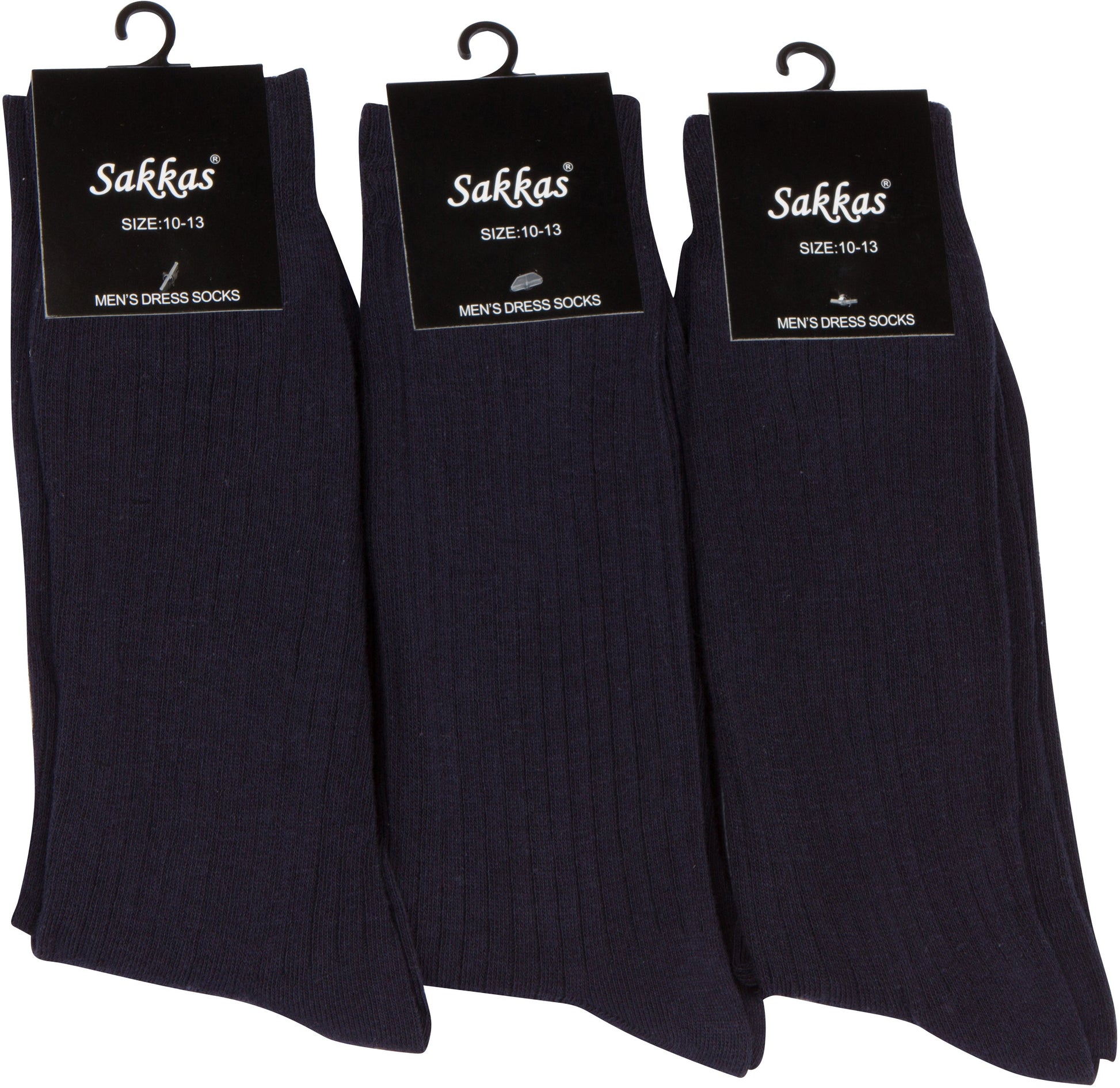 Sakkas Men's Cotton Blend Ribbed Dress Socks - Concordia Style Boutique