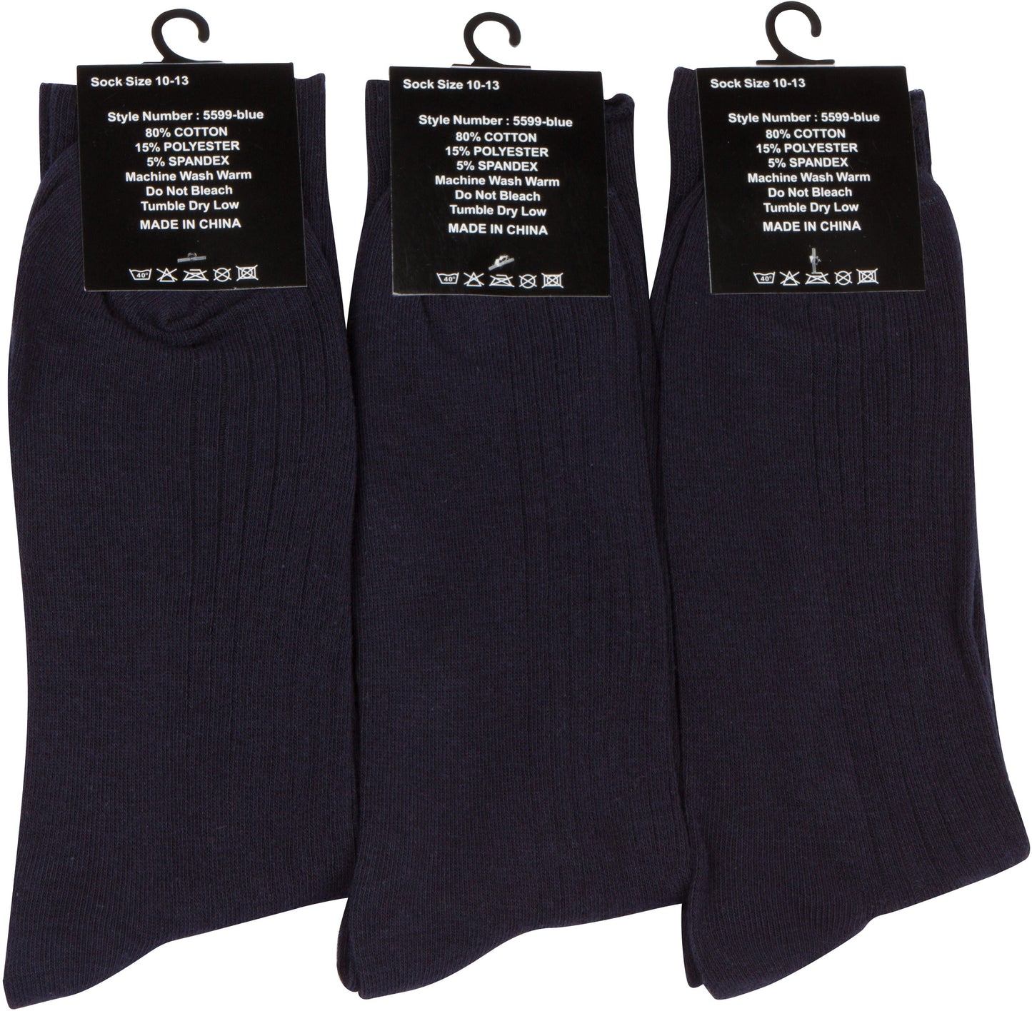 Sakkas Men's Cotton Blend Ribbed Dress Socks - Concordia Style Boutique