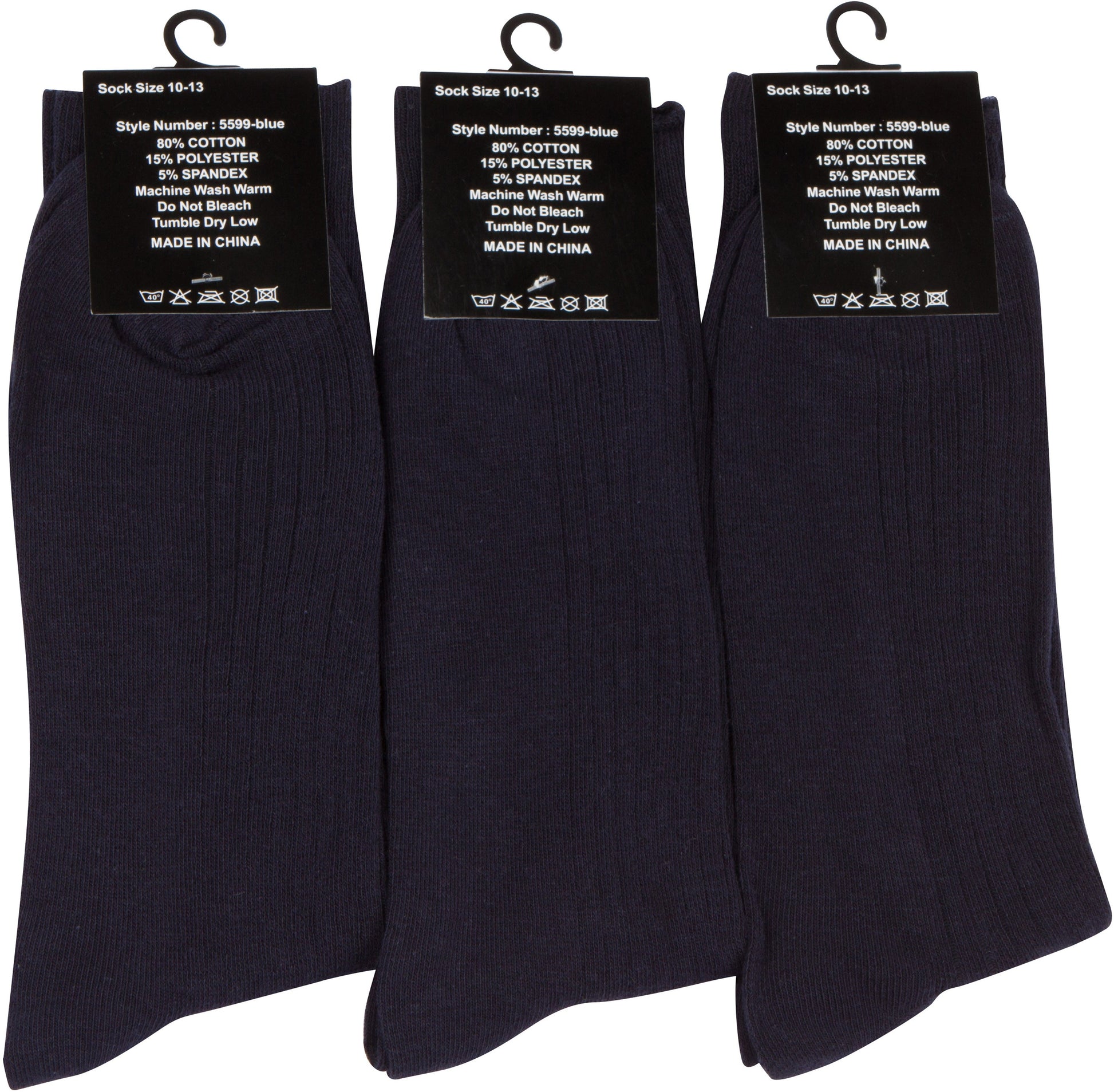 Sakkas Men's Cotton Blend Ribbed Dress Socks - Concordia Style Boutique