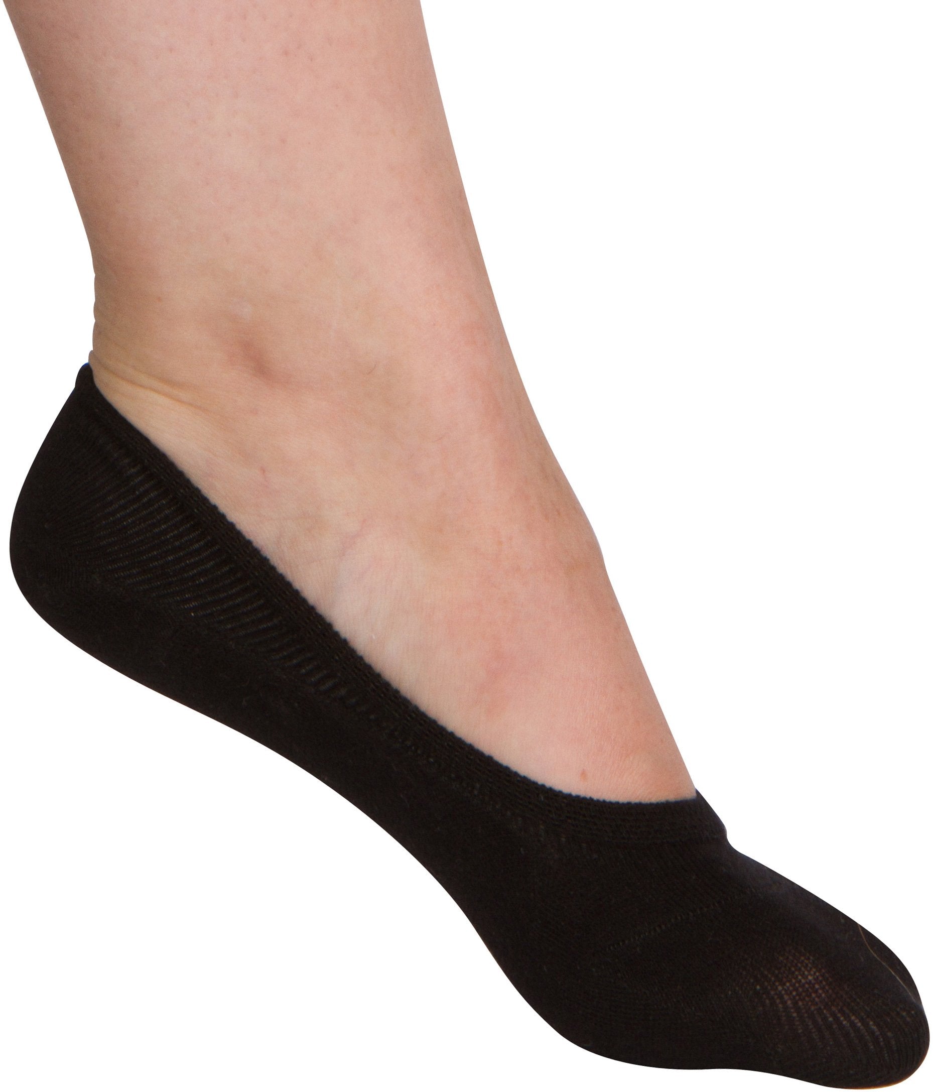 Sakkas Women's Footsies Solid Shoe Foot Invisible Liner No Show Socks - 4 Pack - Concordia Style Boutique