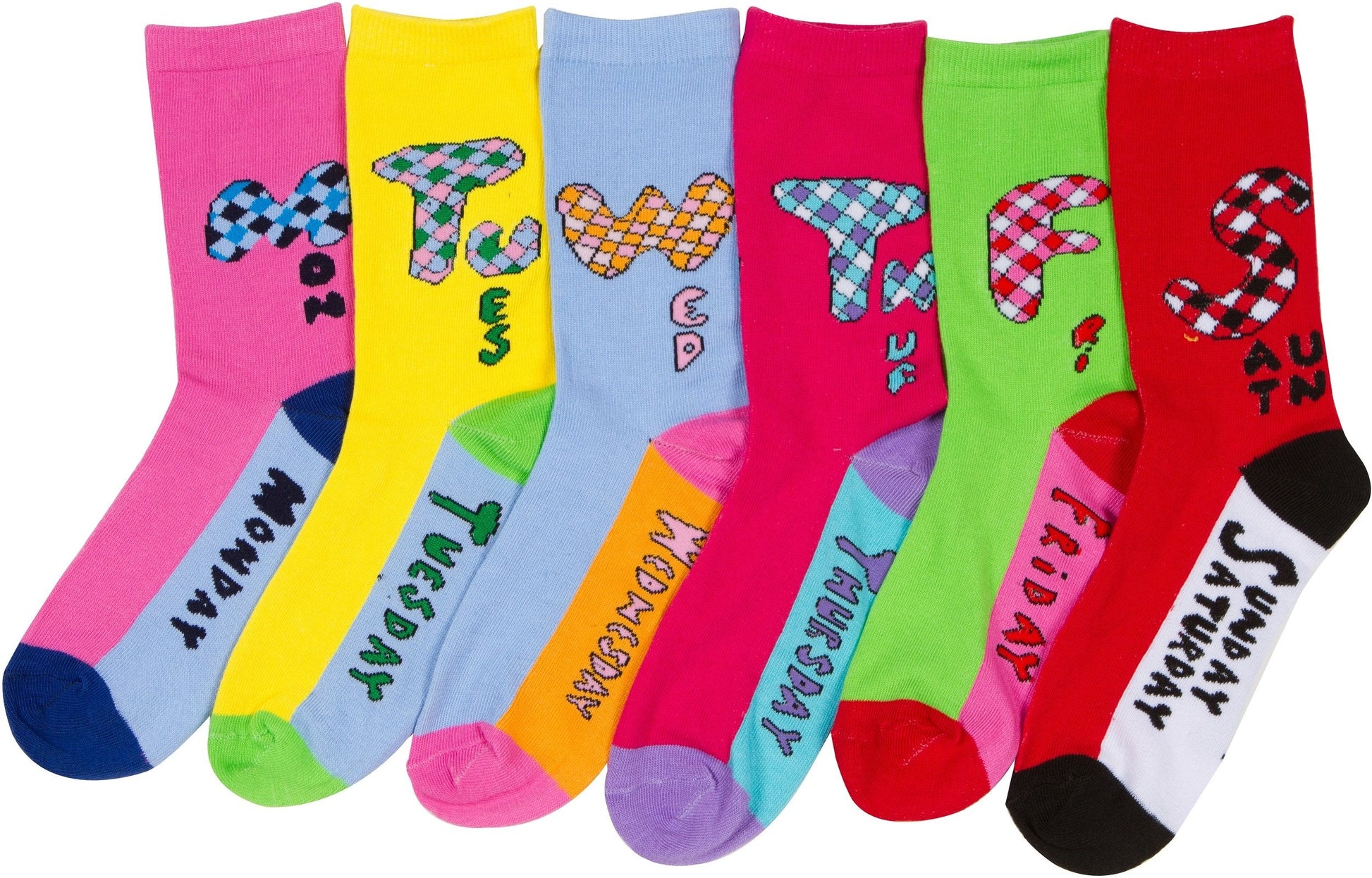 Sakkas Women's Fun Colorful Design Poly Blend Crew Socks Assorted 6-Pack - Concordia Style Boutique