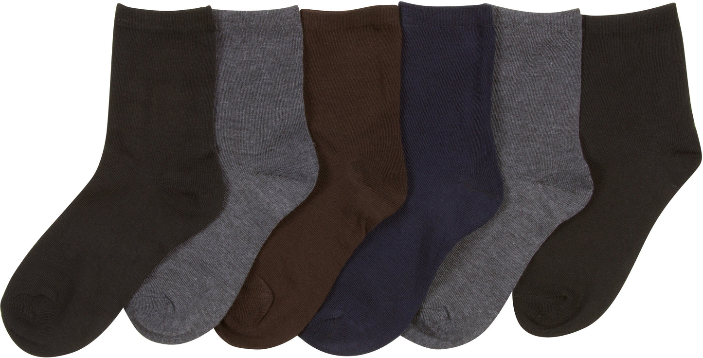 Sakkas Girl's Creative Fun Cotton Blend Crew Socks Assorted Color 6-Pack - Concordia Style Boutique