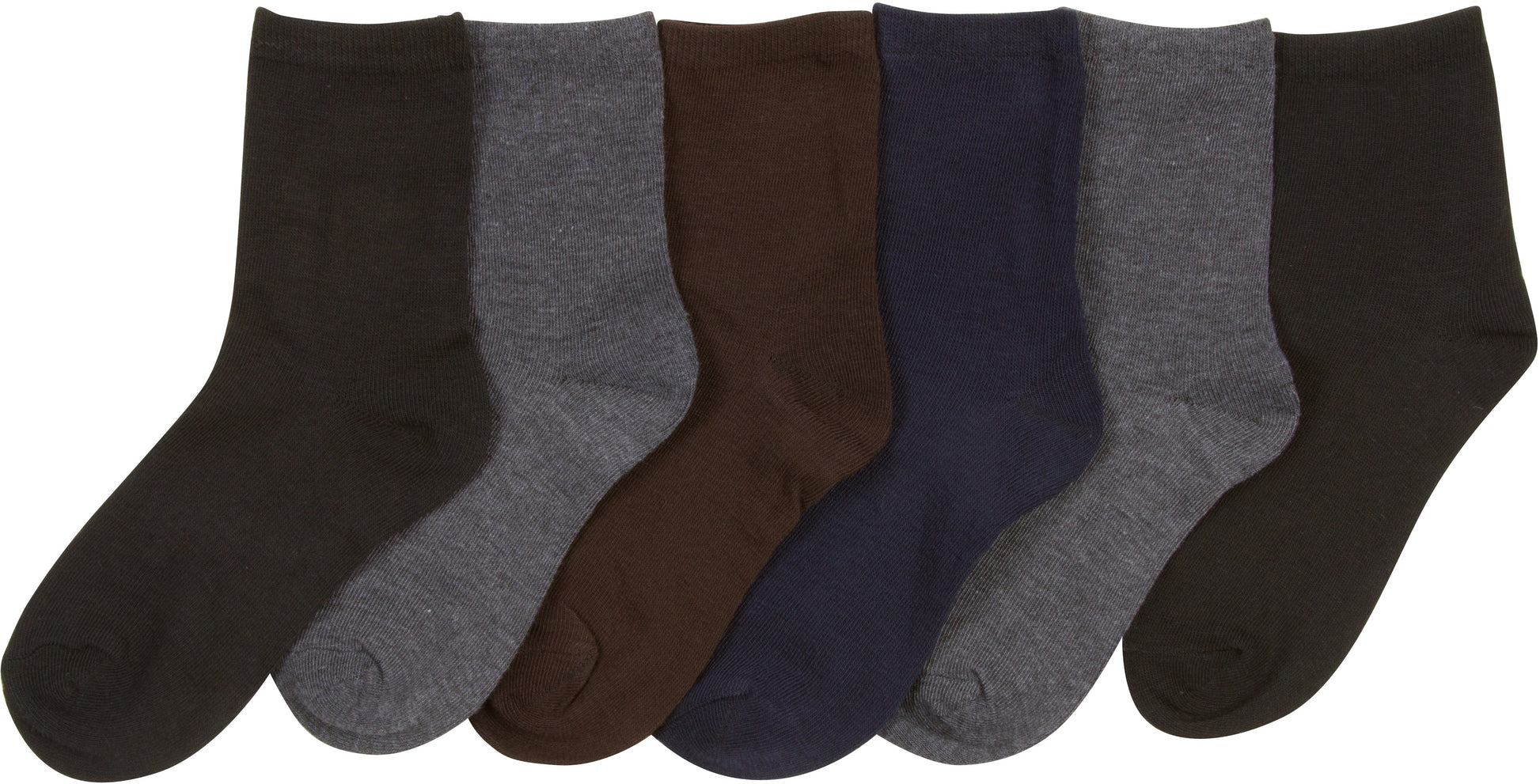 Sakkas Girl's Creative Fun Cotton Blend Crew Socks Assorted Color 6-Pack - Concordia Style Boutique