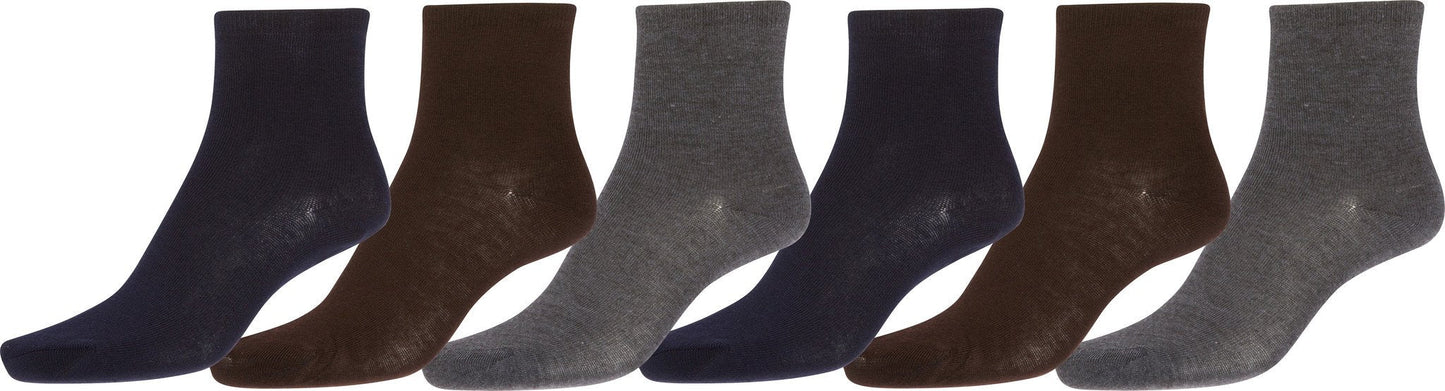 Sakkas Girl's Creative Fun Cotton Blend Crew Socks Assorted Color 6-Pack - Concordia Style Boutique