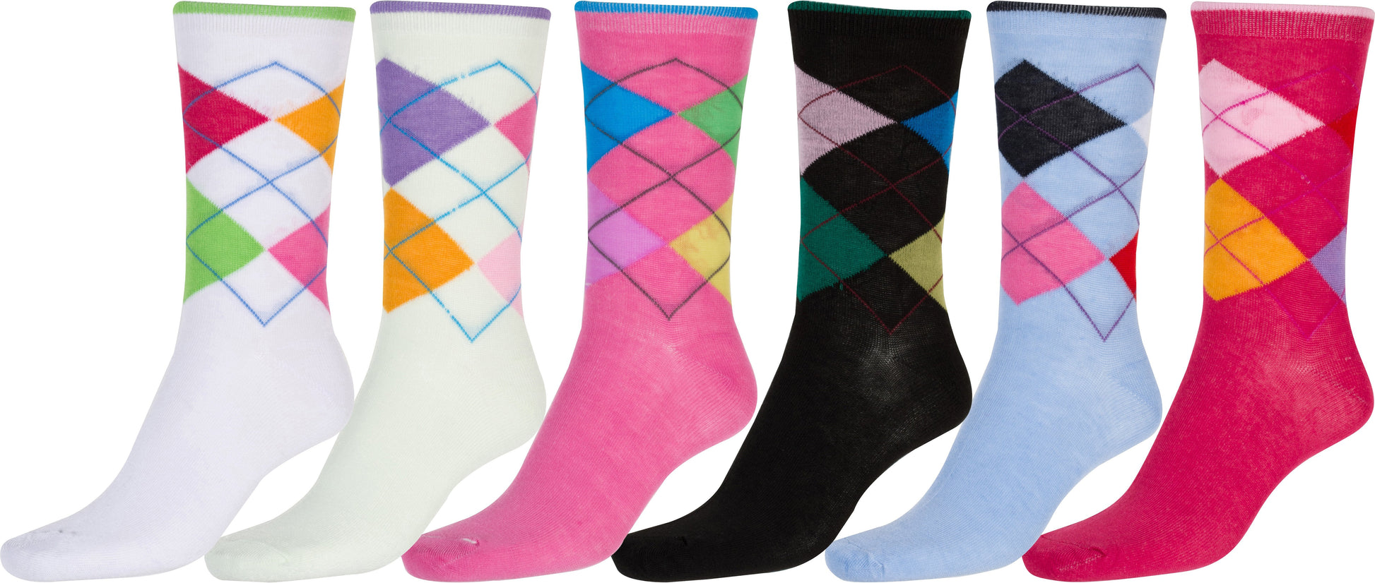 Sakkas Women's Fun Colorful Design Poly Blend Crew Socks Assorted 6-Pack - Premium hosiery from Sakkas Store - Just $14.99! Shop now at Concordia Style Boutique