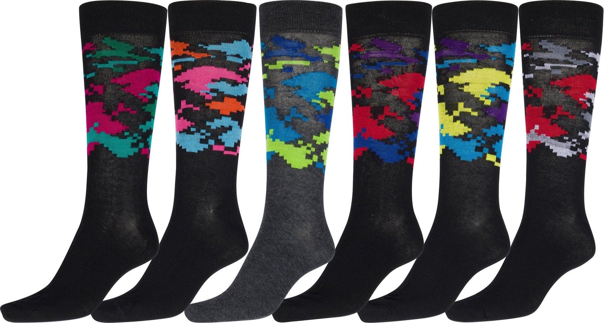Sakkas Men's Classic Patterned Dress Socks Value 6-Pack - Concordia Style Boutique