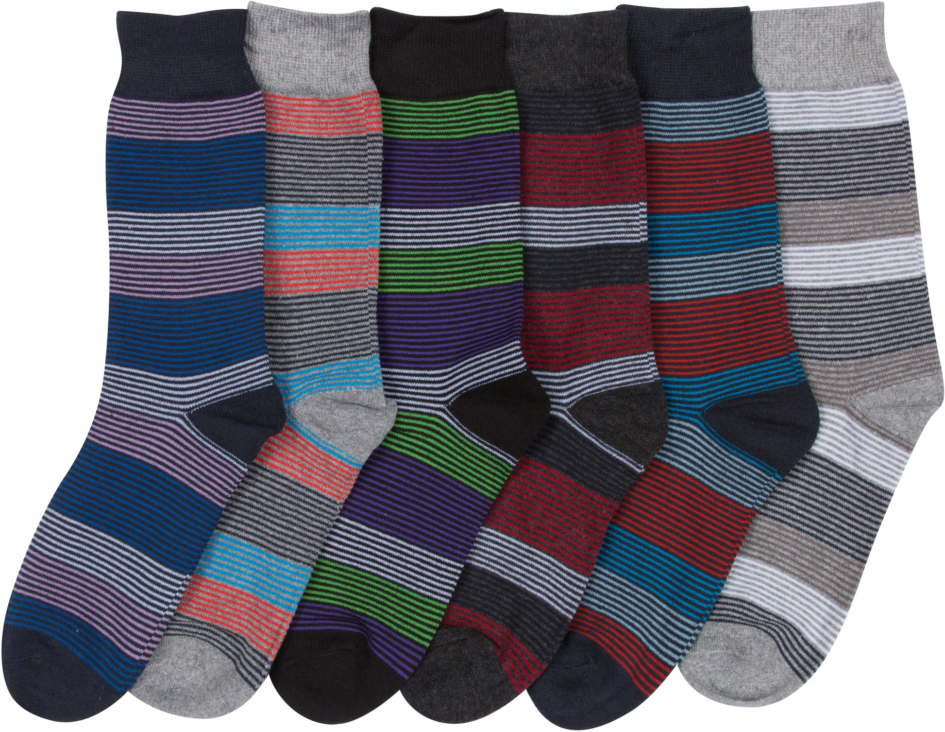 Sakkas Men's Classic Patterned Dress Socks Value 6-Pack - Concordia Style Boutique