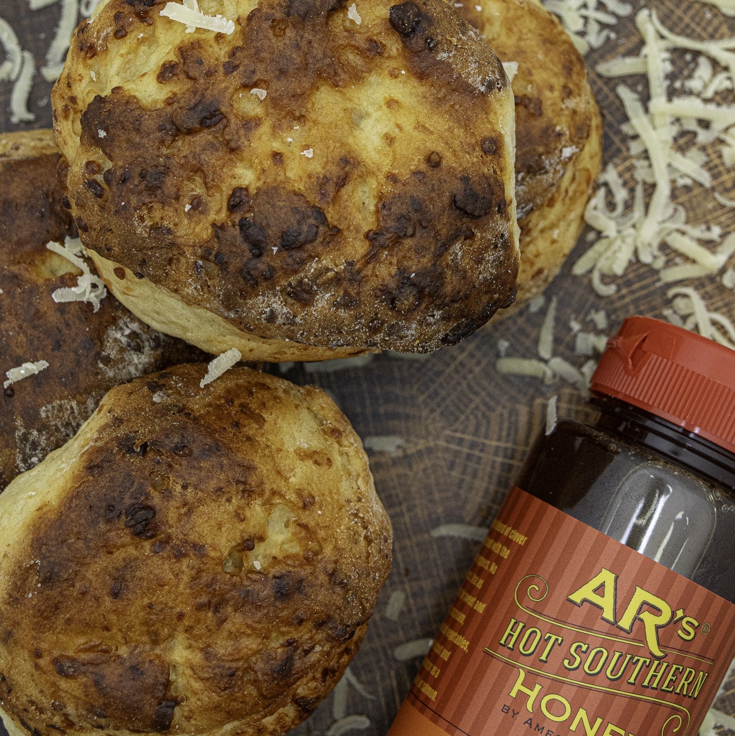 Hot Southern Honey Dubliner Irish Cheese Scones - Concordia Style Boutique
