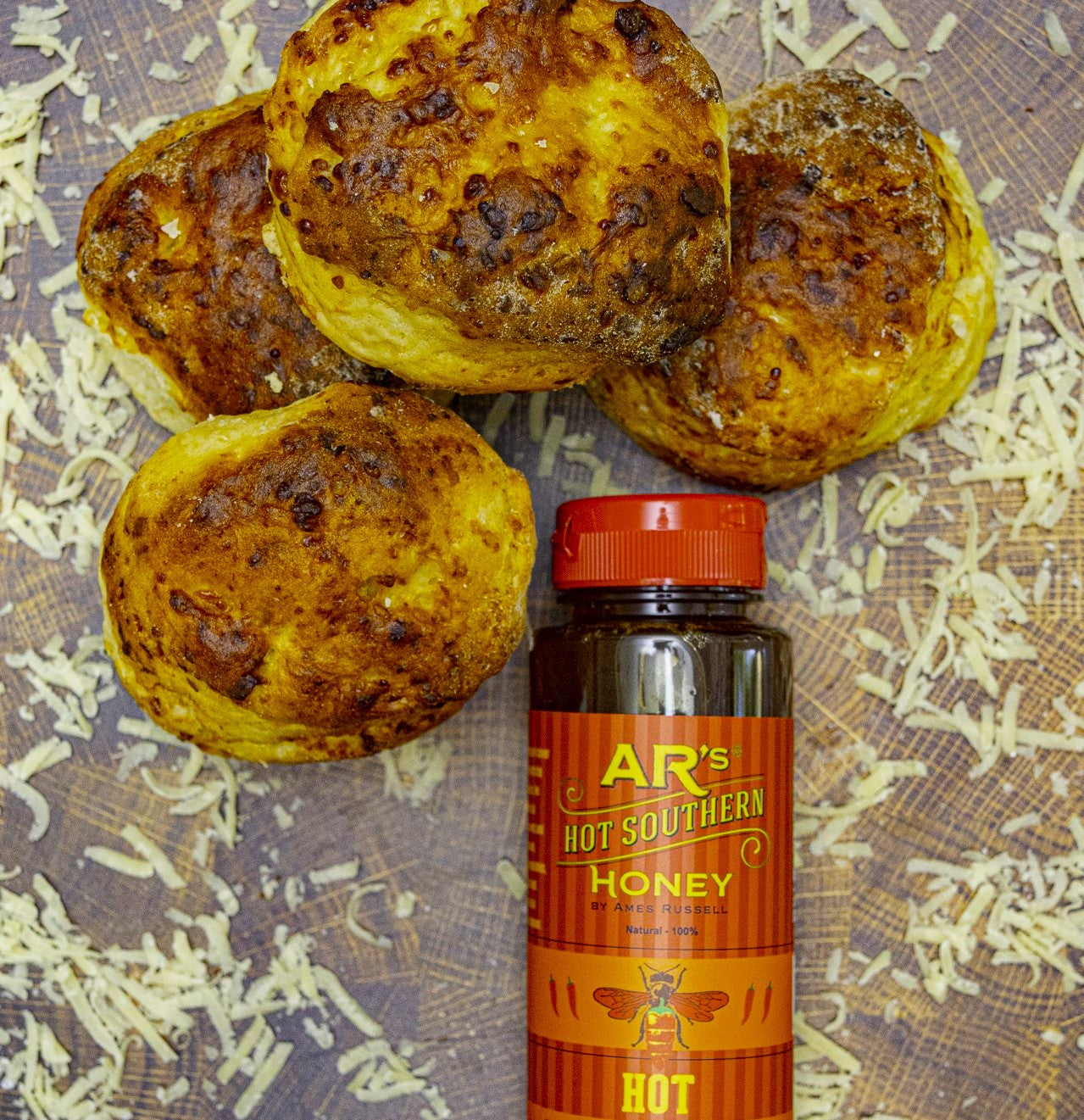 Hot Southern Honey Dubliner Irish Cheese Scones - Concordia Style Boutique