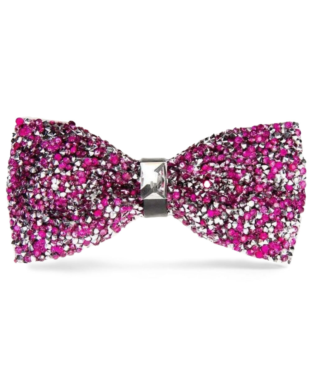 Vittorio Farina Men's Rhinestone Bow Tie in Gift Box