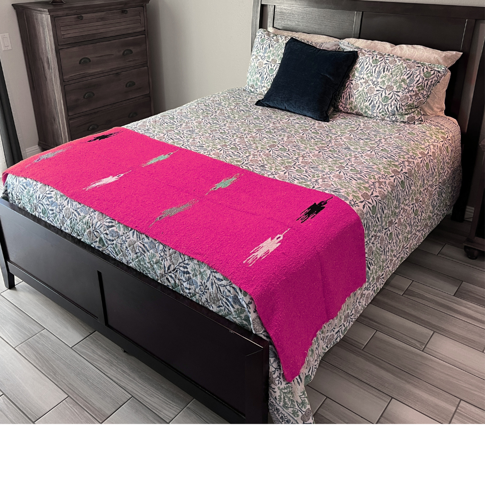 Hot Pink Baja Thunderbird Blanket - Concordia Style Boutique
