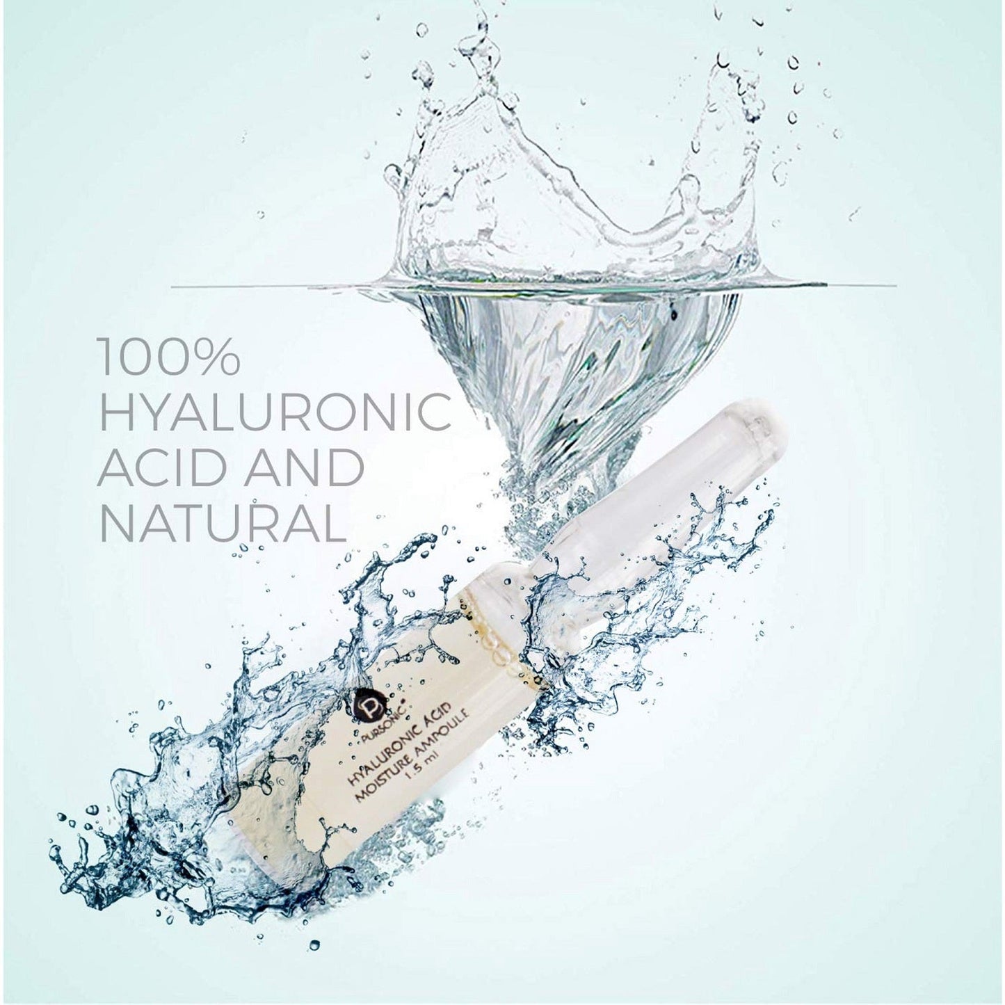 100% Hyaluronic Acid & Natural Moisturizing Serum Ampoule Set - Concordia Style Boutique