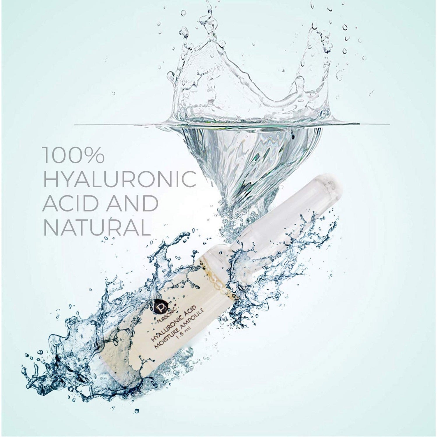 100% Hyaluronic Acid & Natural Moisturizing Serum Ampoule Set - Concordia Style Boutique