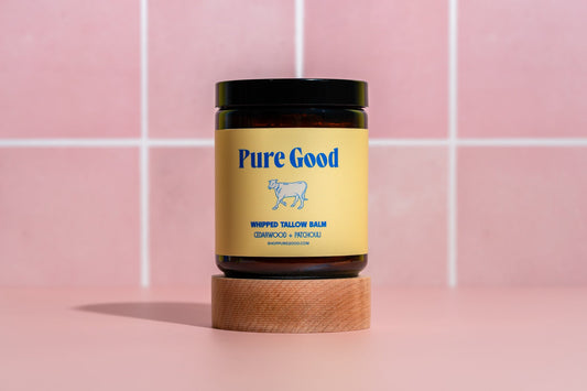 Cedarwood + Patchouli Tallow Balm - Firming & Balancing