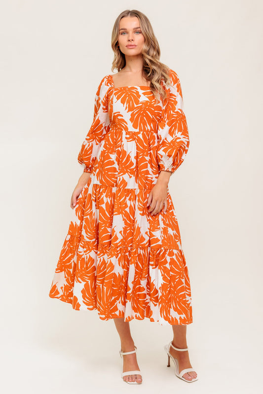 ALL THE DRAMA WOVEN MIDI DRESS - Concordia Style Boutique