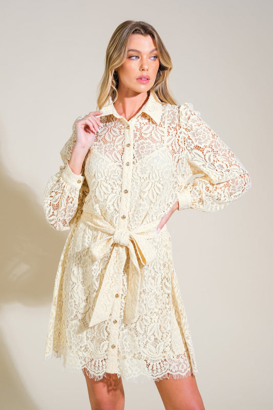 ADORE YOU LACE MINI DRESS - Concordia Style Boutique