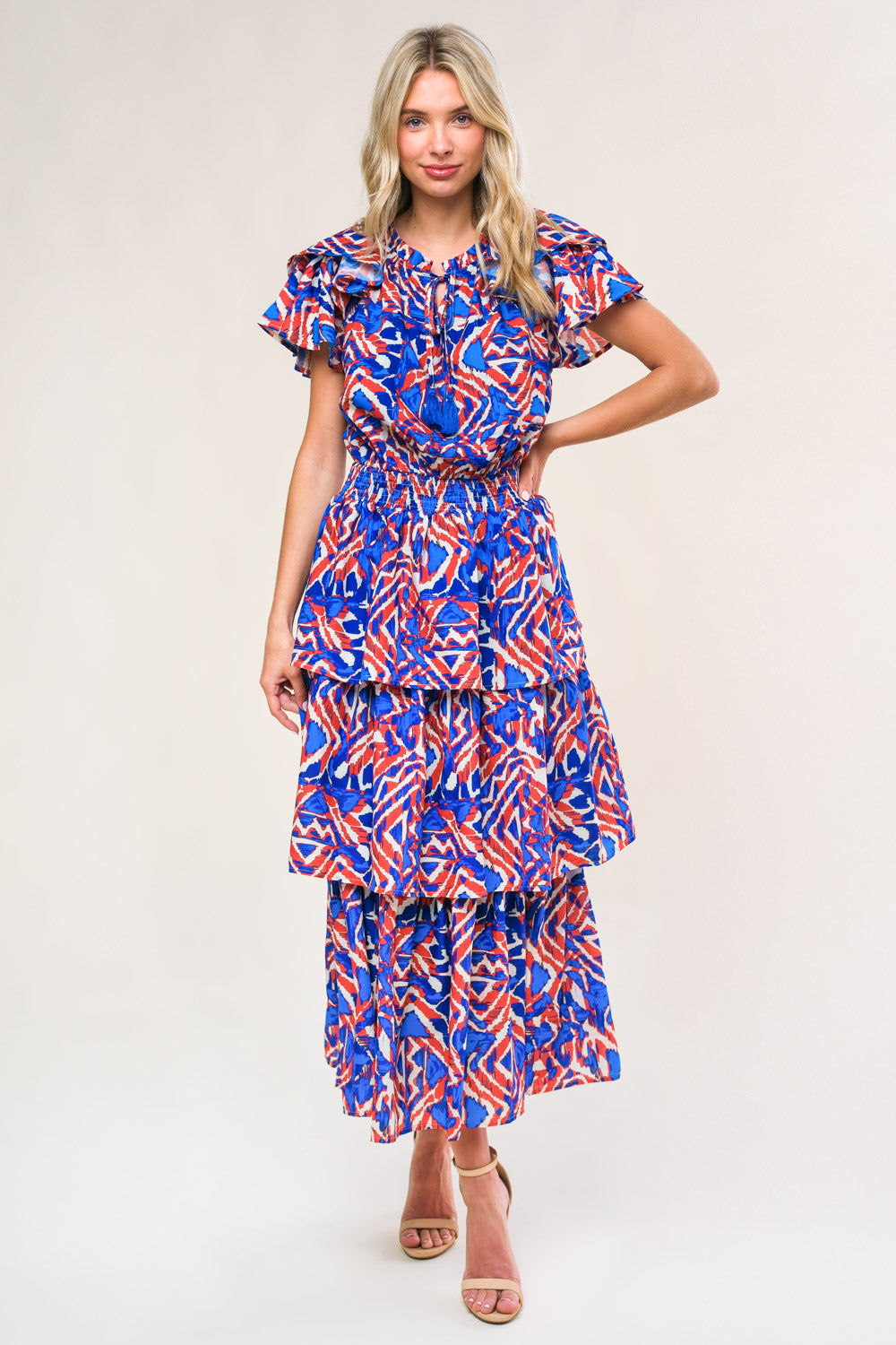 BACK TO FUN WOVEN MIDI DRESS - Concordia Style Boutique