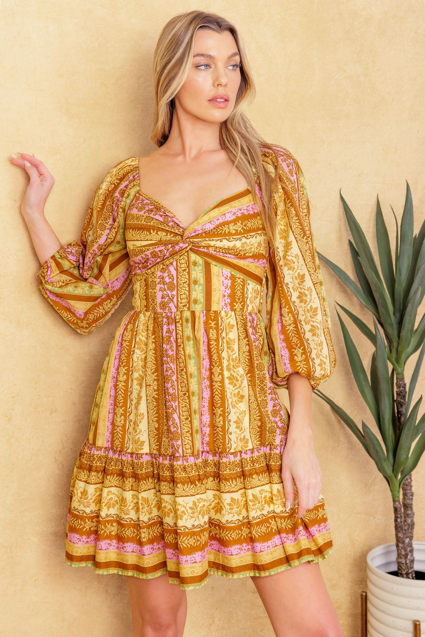 ALL MY PRIDE WOVEN MINI DRESS - Concordia Style Boutique