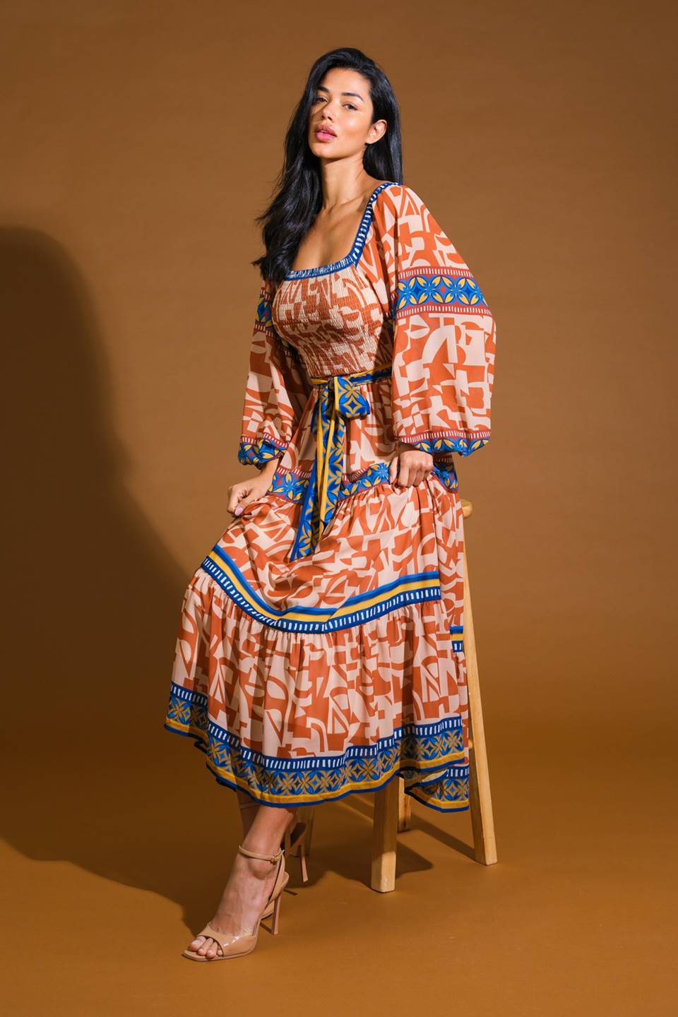 BITTER SWEET WOVEN MIDI DRESS - Concordia Style Boutique