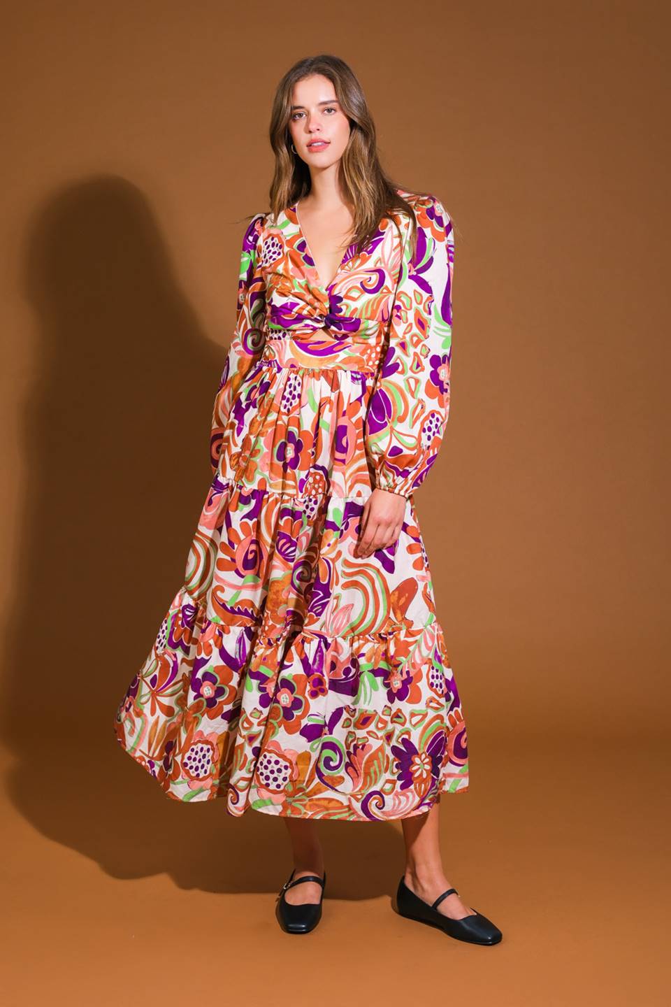 BLOSSOM BEAUTY WOVEN MIDI DRESS - Concordia Style Boutique