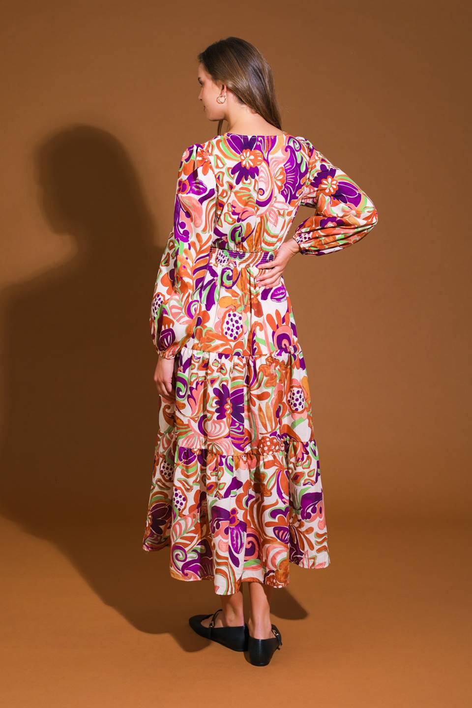 BLOSSOM BEAUTY WOVEN MIDI DRESS - Concordia Style Boutique