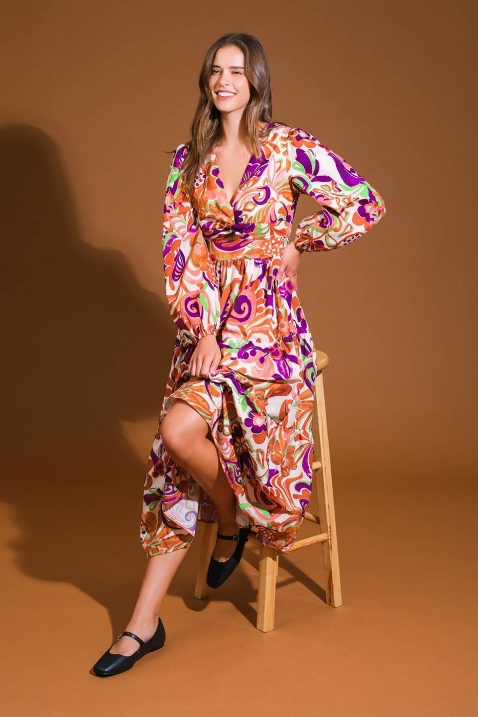BLOSSOM BEAUTY WOVEN MIDI DRESS - Concordia Style Boutique