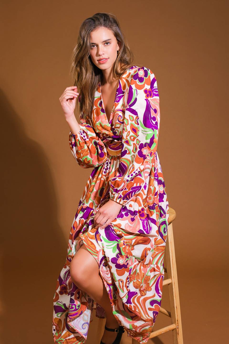 BLOSSOM BEAUTY WOVEN MIDI DRESS - Concordia Style Boutique