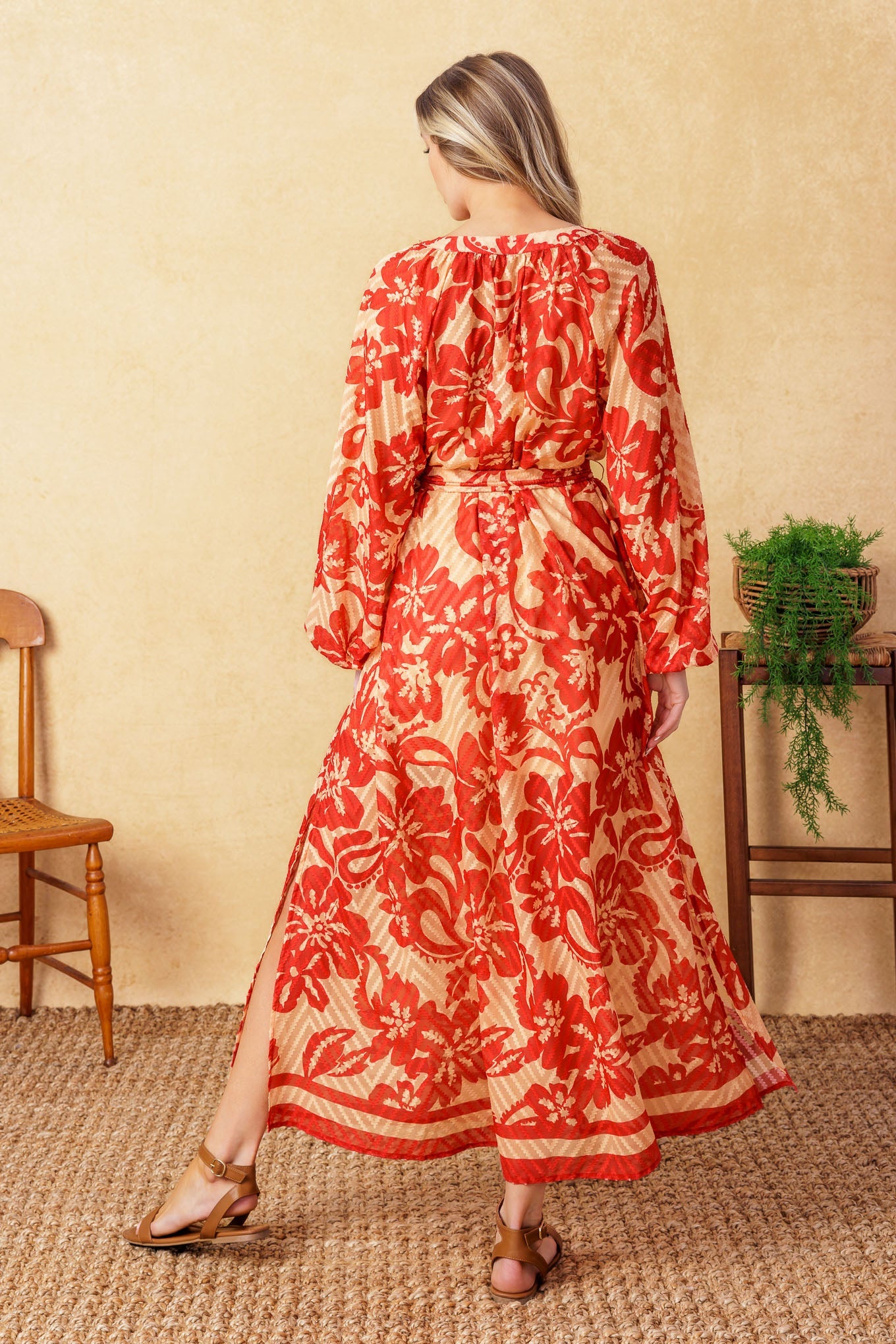 BACK IN ACTION WOVEN MIDI DRESS - Concordia Style Boutique