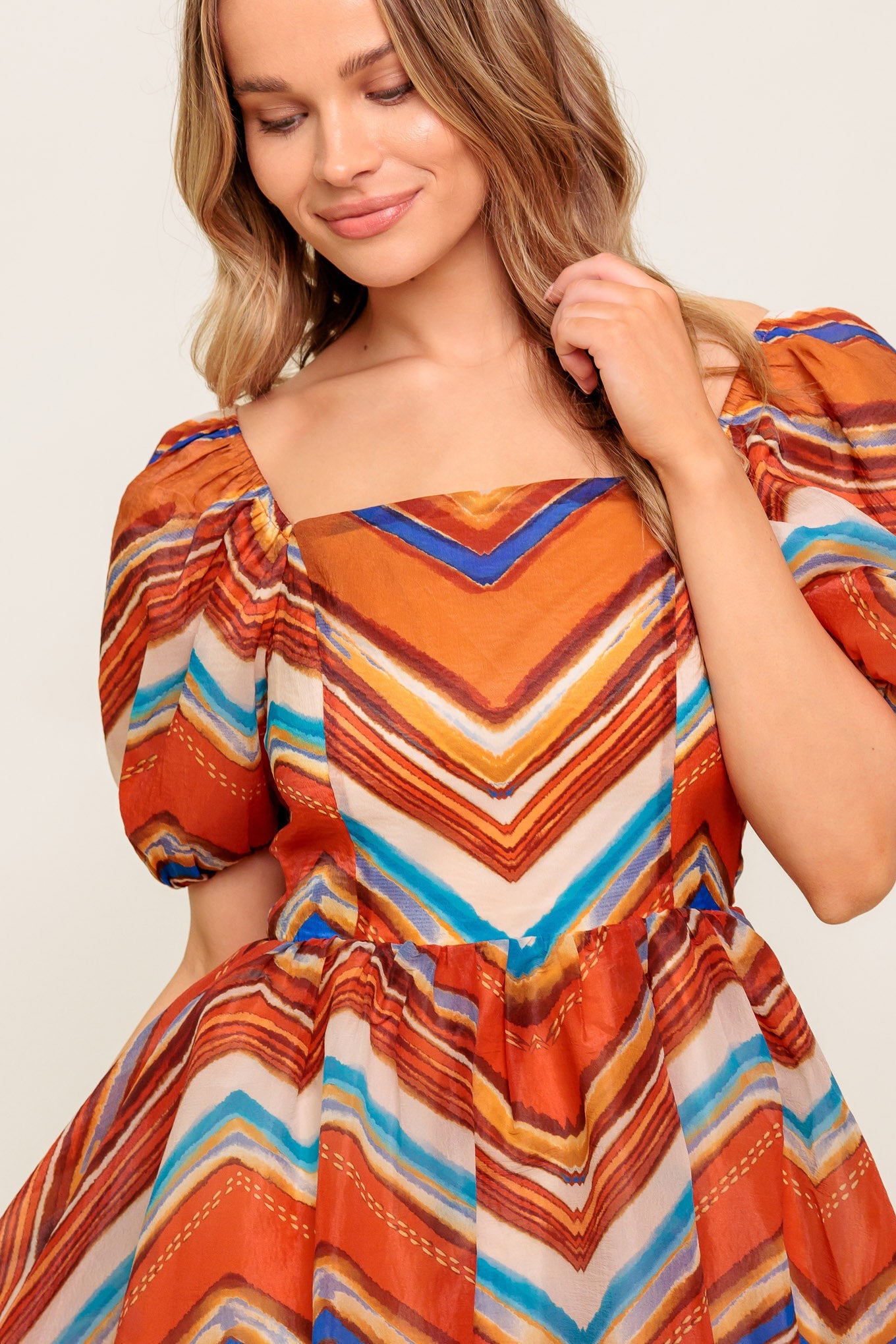BRIGHT PERSONALITY WOVEN MIDI DRESS - Concordia Style Boutique