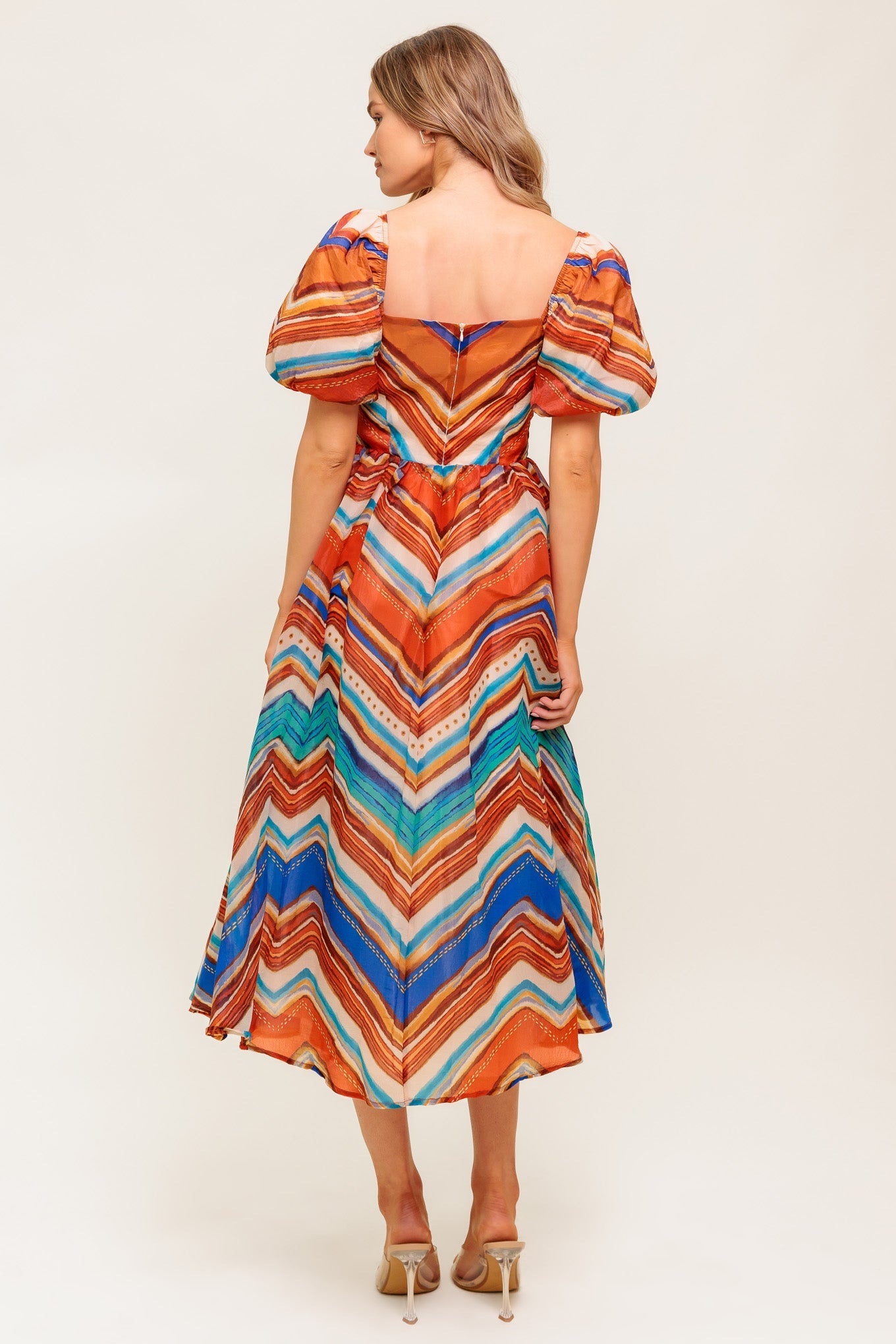 BRIGHT PERSONALITY WOVEN MIDI DRESS - Concordia Style Boutique