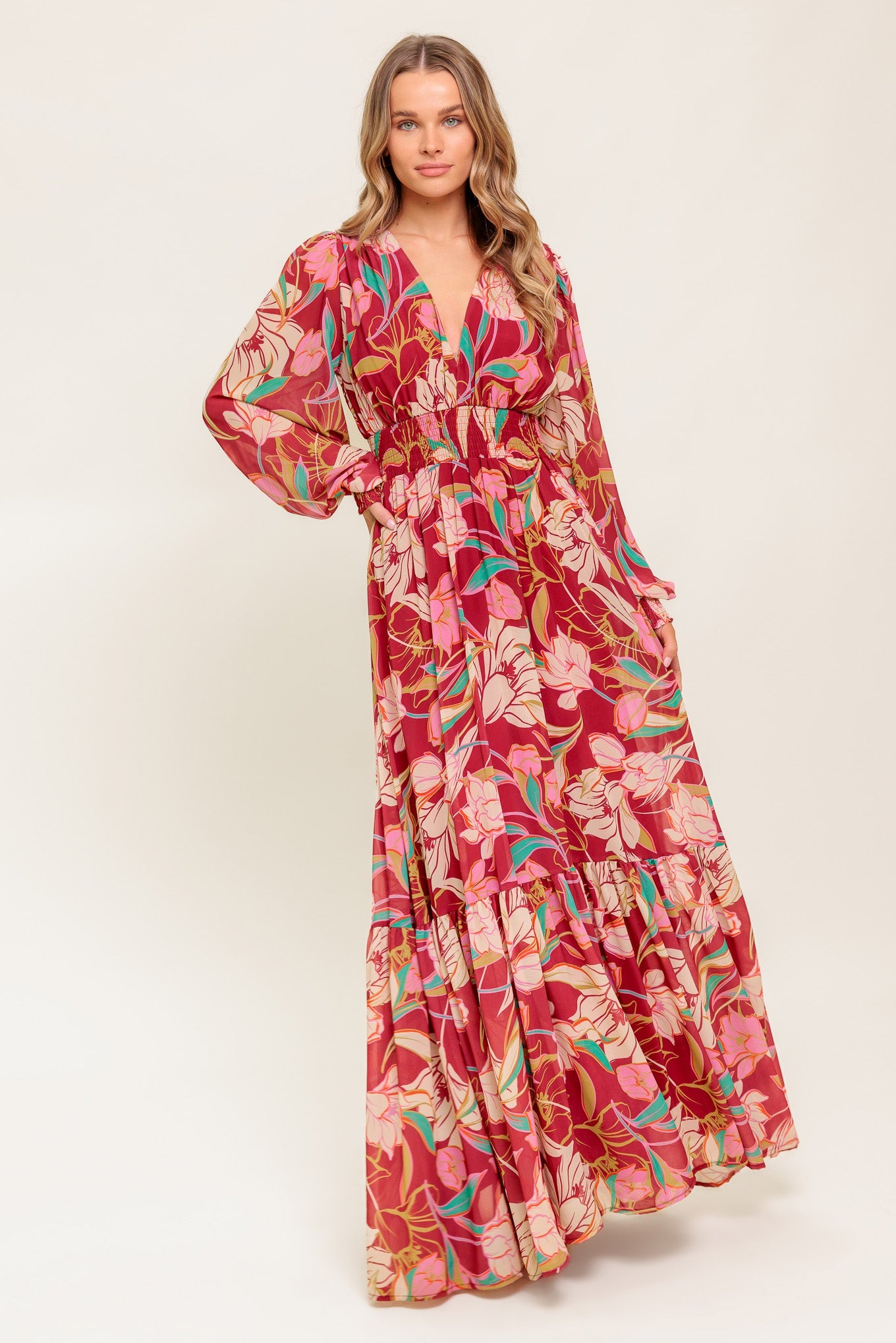 AMAZING PRESENCE WOVEN MAXI DRESS - Concordia Style Boutique