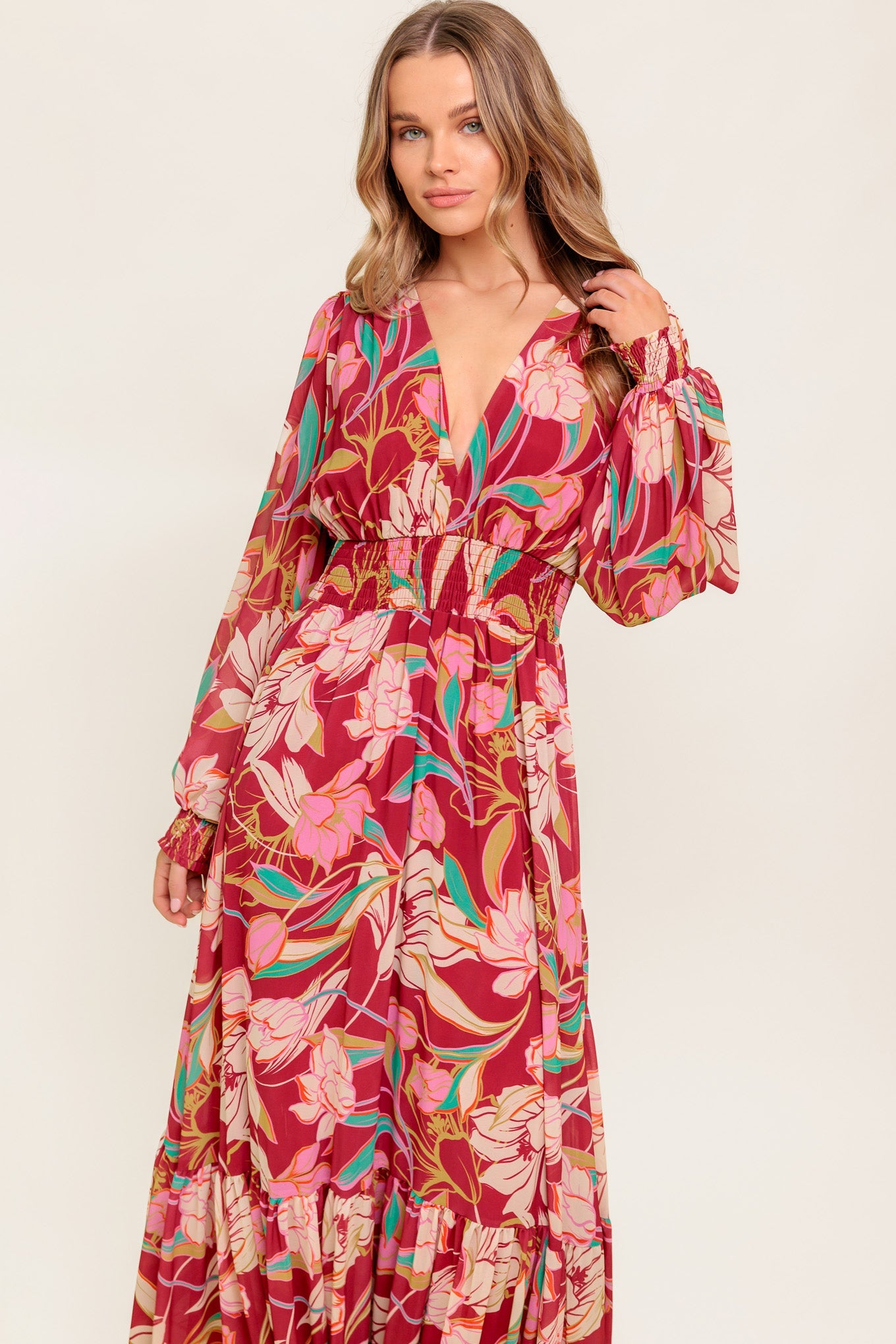 AMAZING PRESENCE WOVEN MAXI DRESS - Concordia Style Boutique